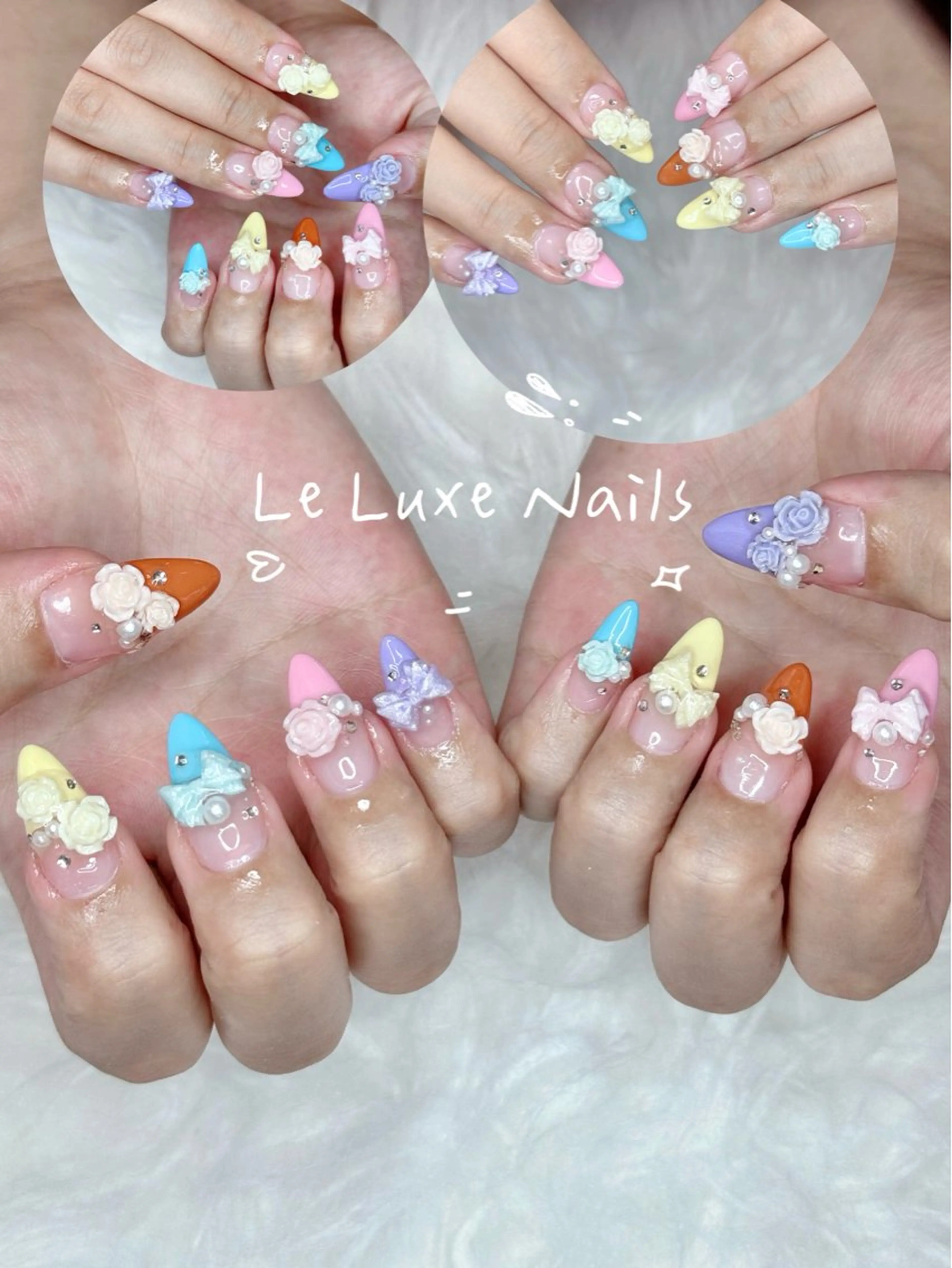 <HAND】人気NO.4アートやり放題+パーツ6個の写真