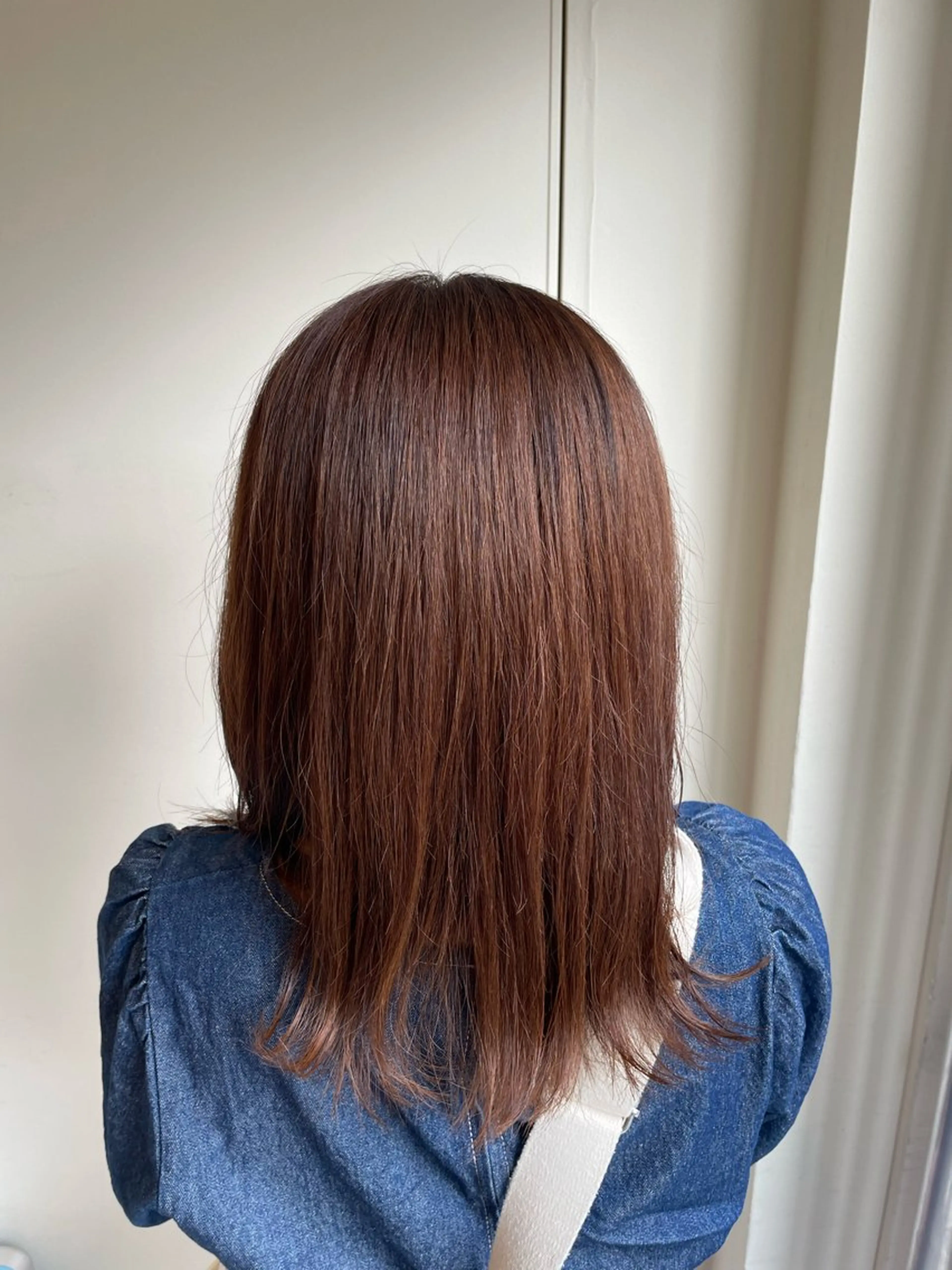カラー ブラウンカラー ticktock airline所属・永田 茉莉花のヘアスタイル