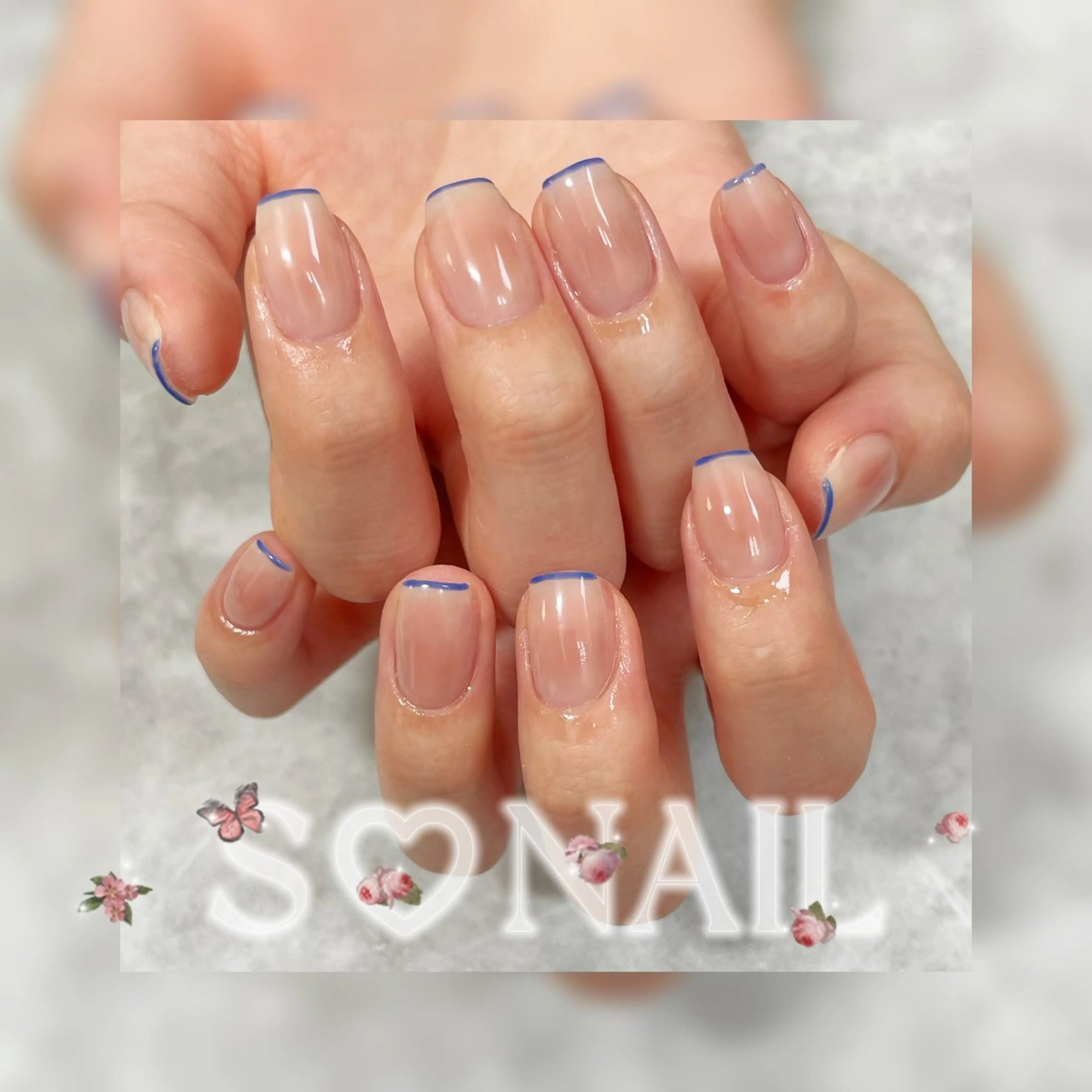 ネイル チークネイル 持ち込み ハンドネイル S♡NAIL所属・S.NAIL Suuのネイルデザイン