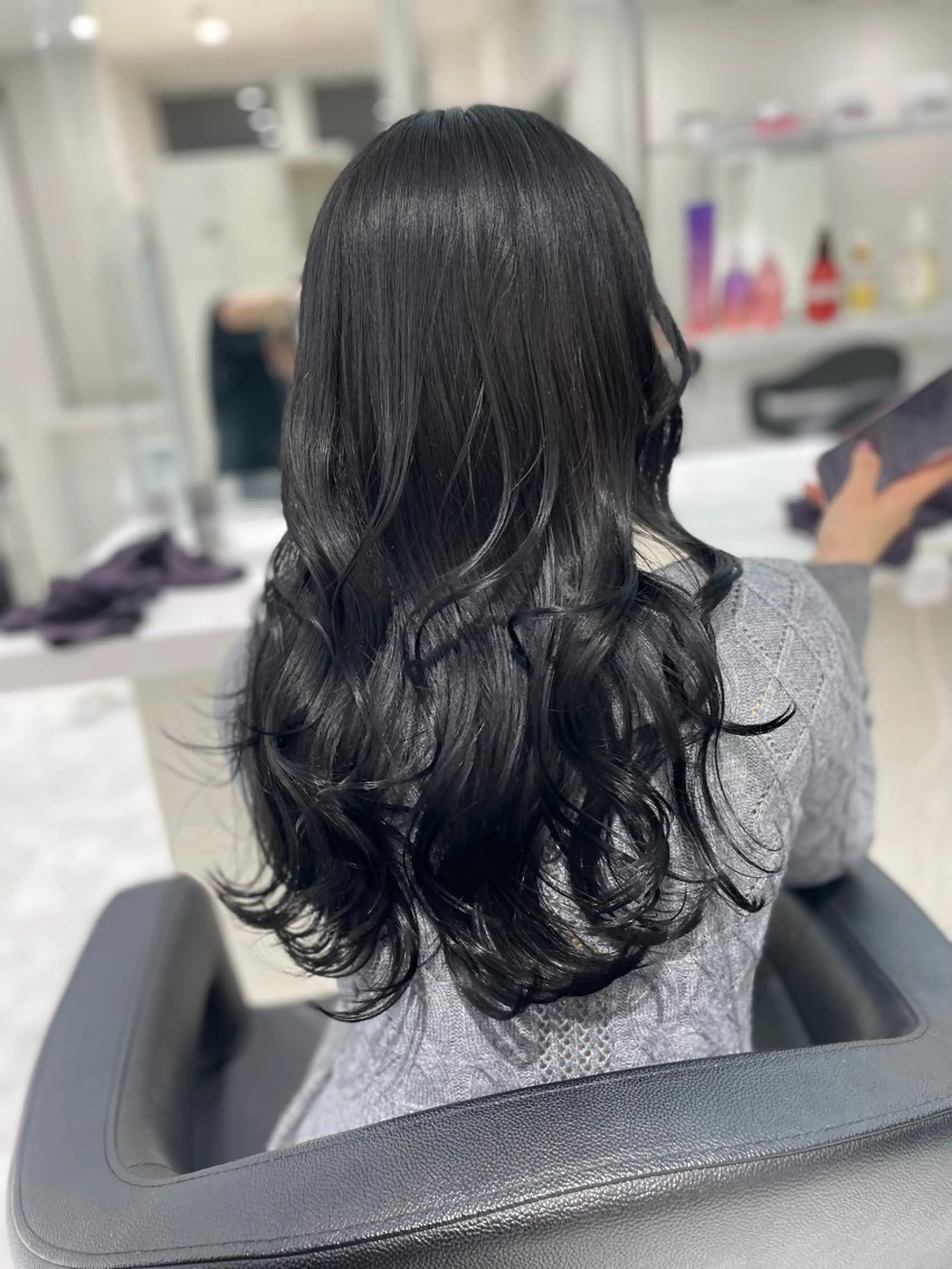 ロング カラー ヘアアレンジ 透明感カラー 髪質改善 トリートメント ヘアカラー トリートメント トレンド韓国風カラー 💎ホウト💎のヘアスタイル