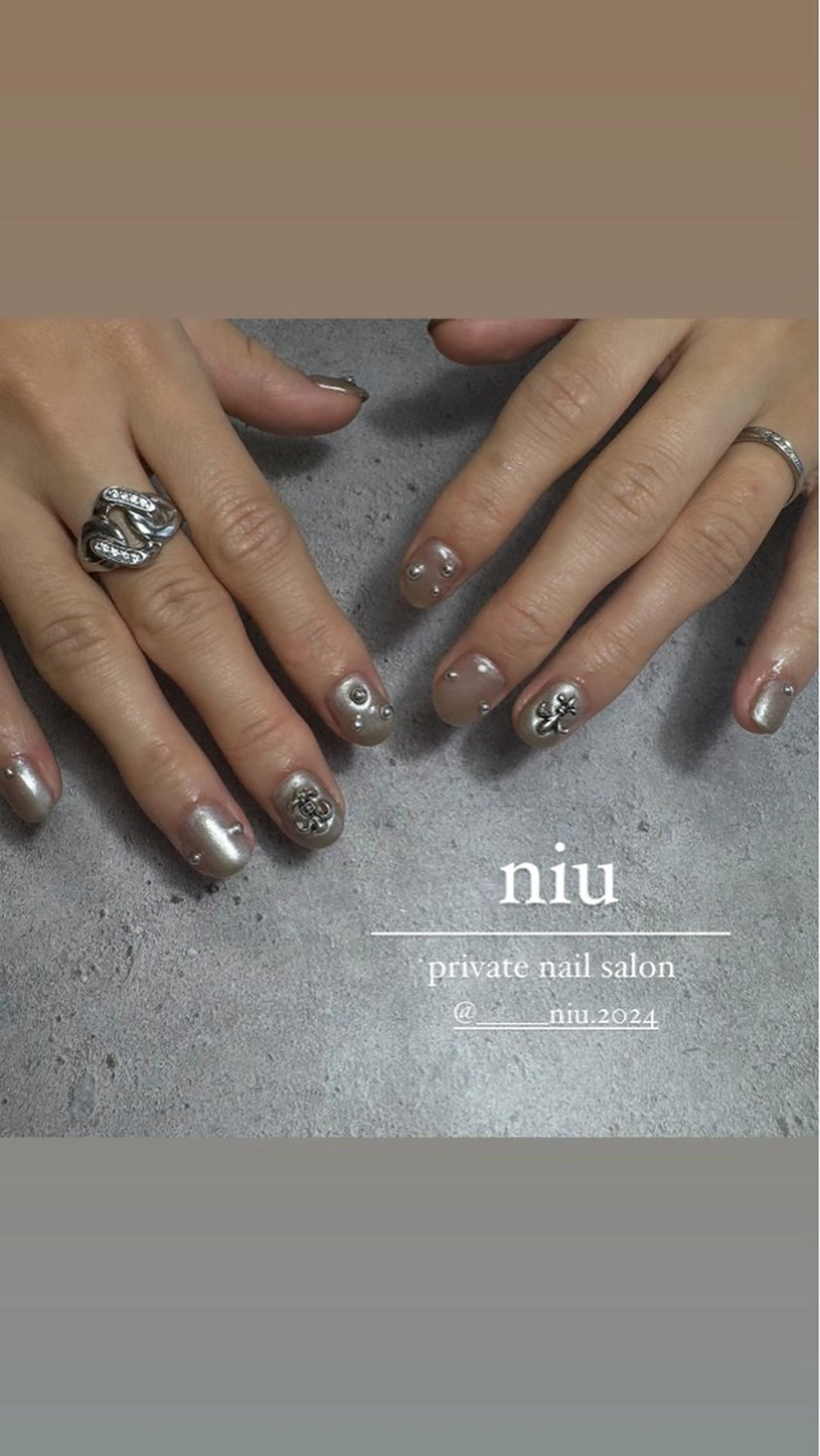 ネイル ワンカラーネイル nail salon niuのネイルデザイン