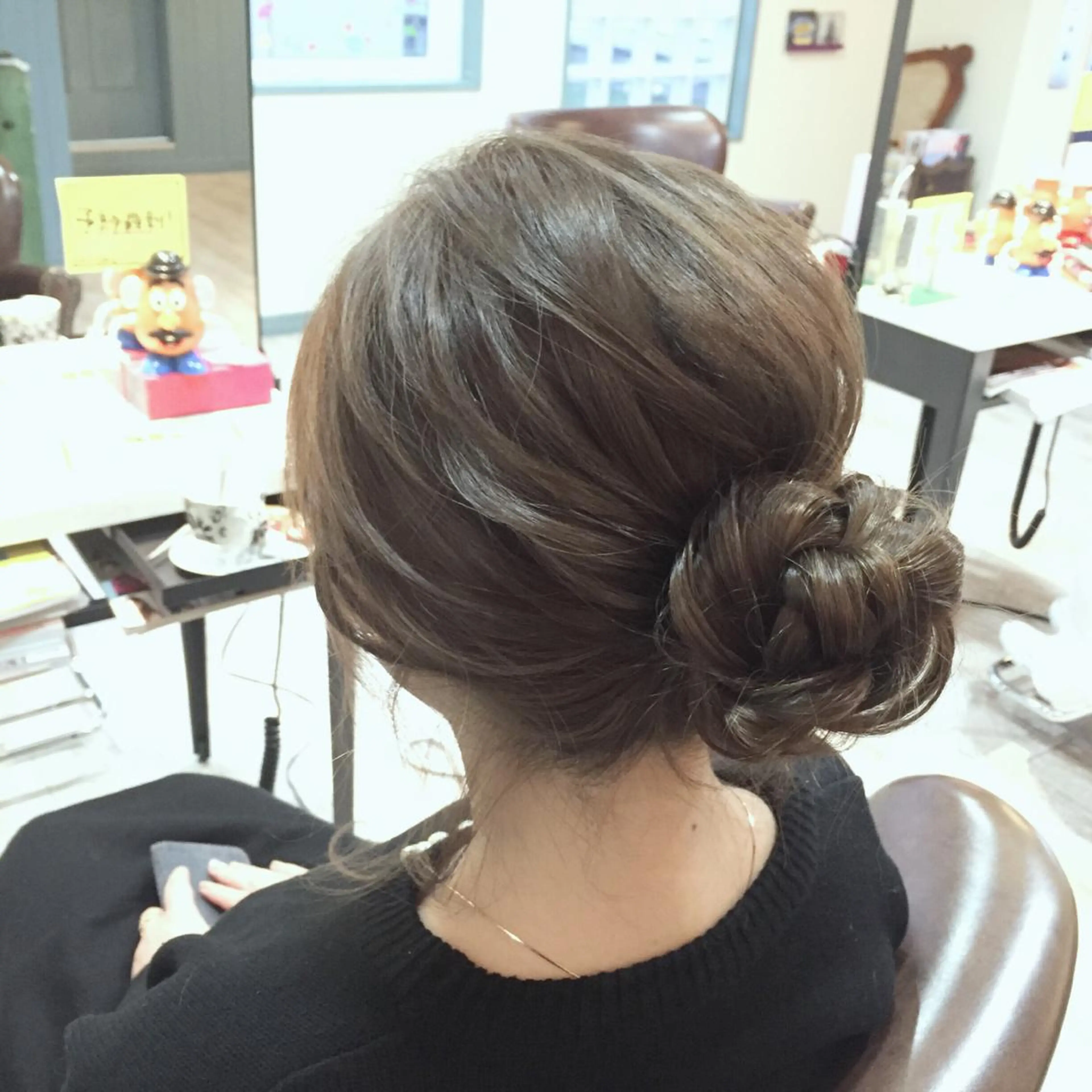 ロング カラー ヘアアレンジ イシハラ アズサのヘアスタイル