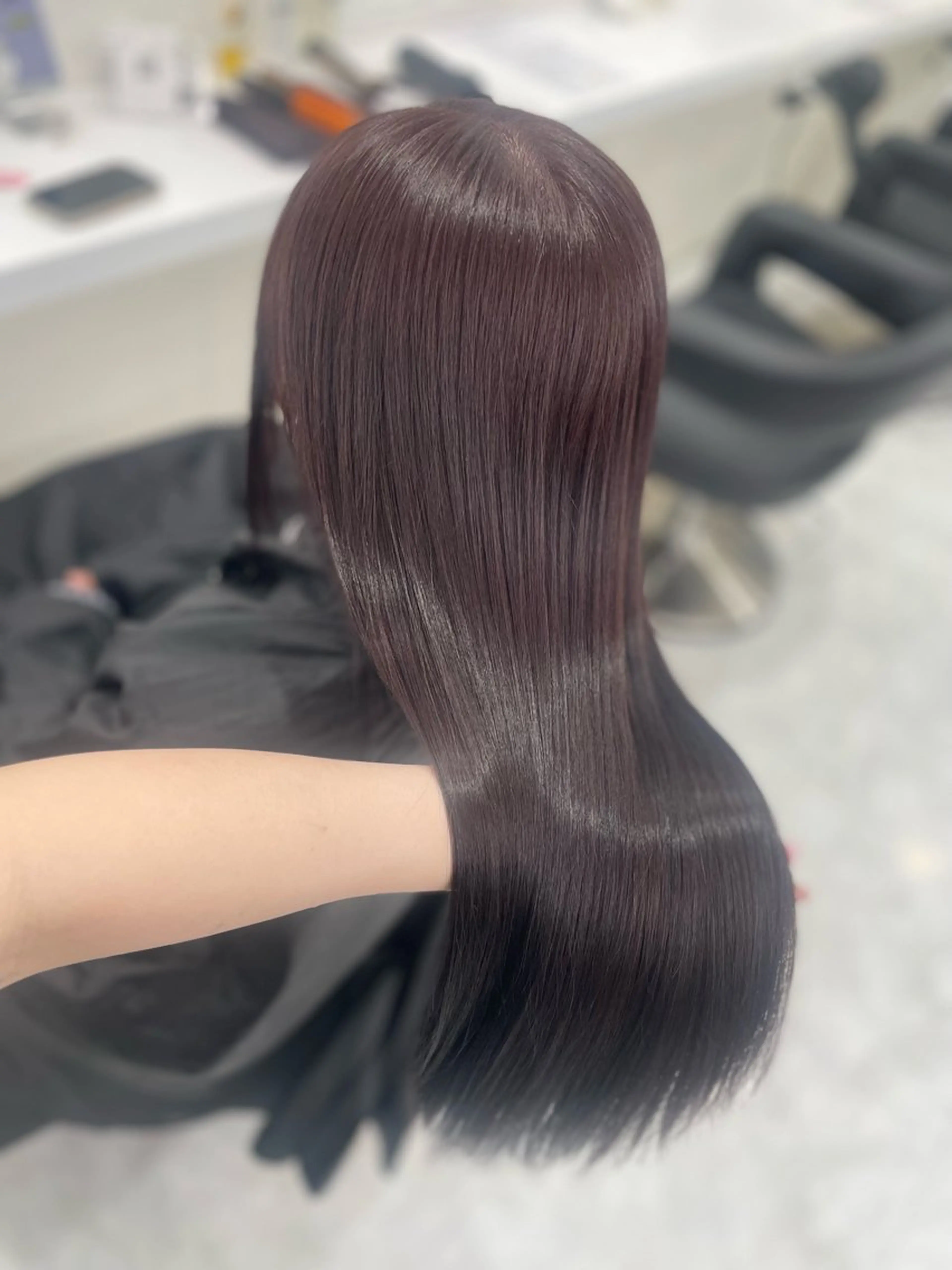 ロング カラー ヘアカラー トリートメント 💗トレンド暖色ヘア Natsumi 💗のヘアスタイル