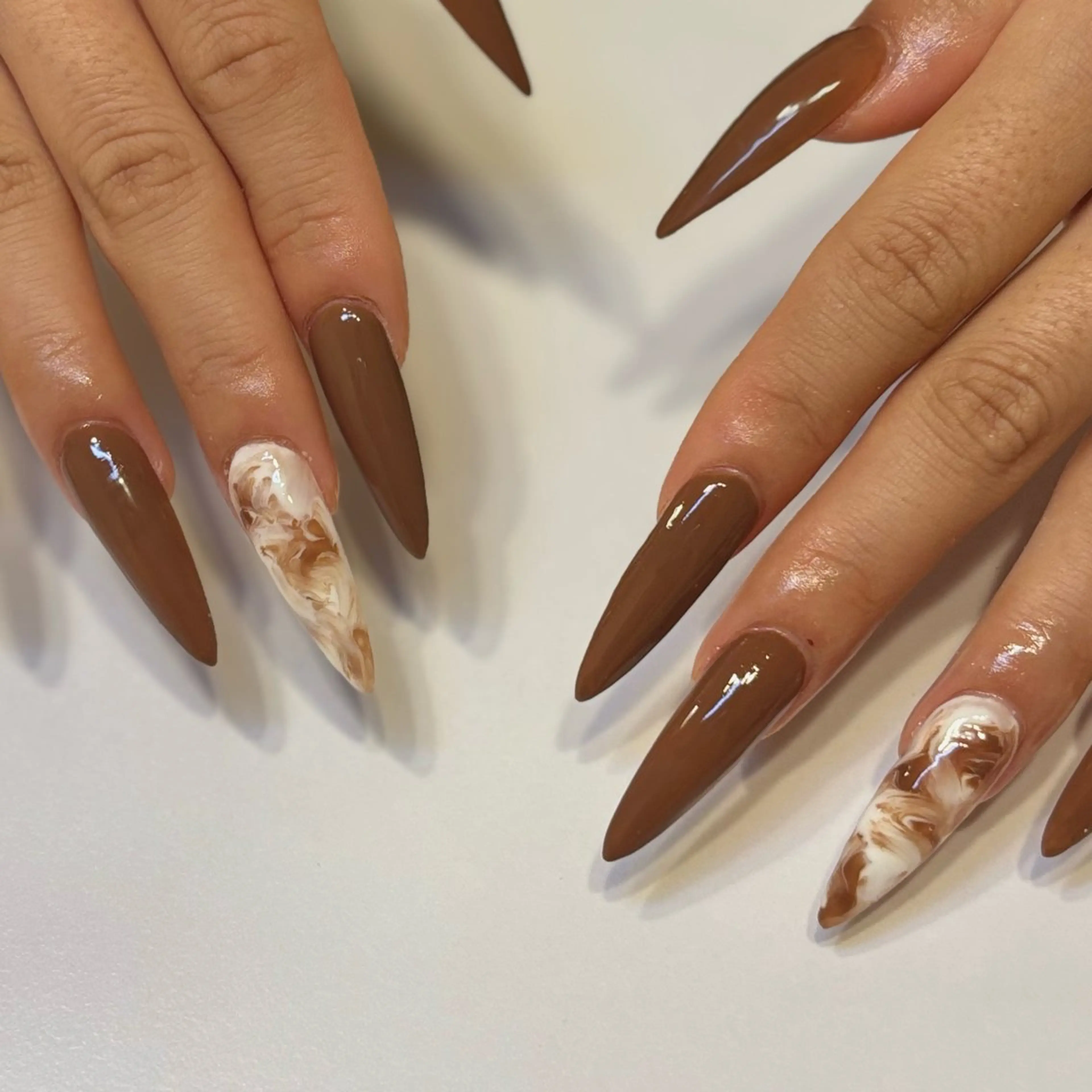 【オフ込み】長さだし アプレ🍒✩ワンカラーアート2本付✨の写真