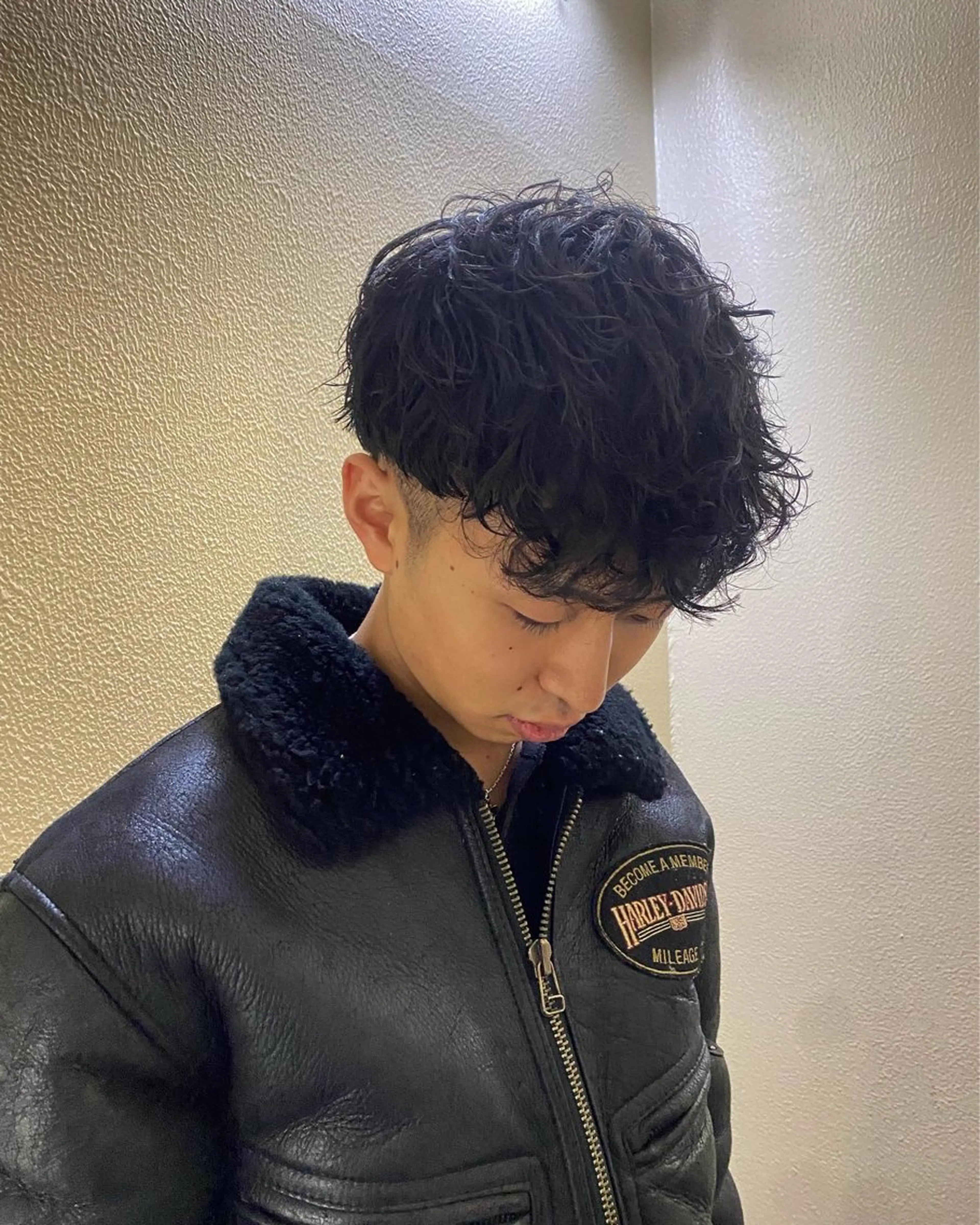 ミディアム パーマ カット パーマ トリートメント 💈メンズカット💈 柿沼友佑のヘアスタイル