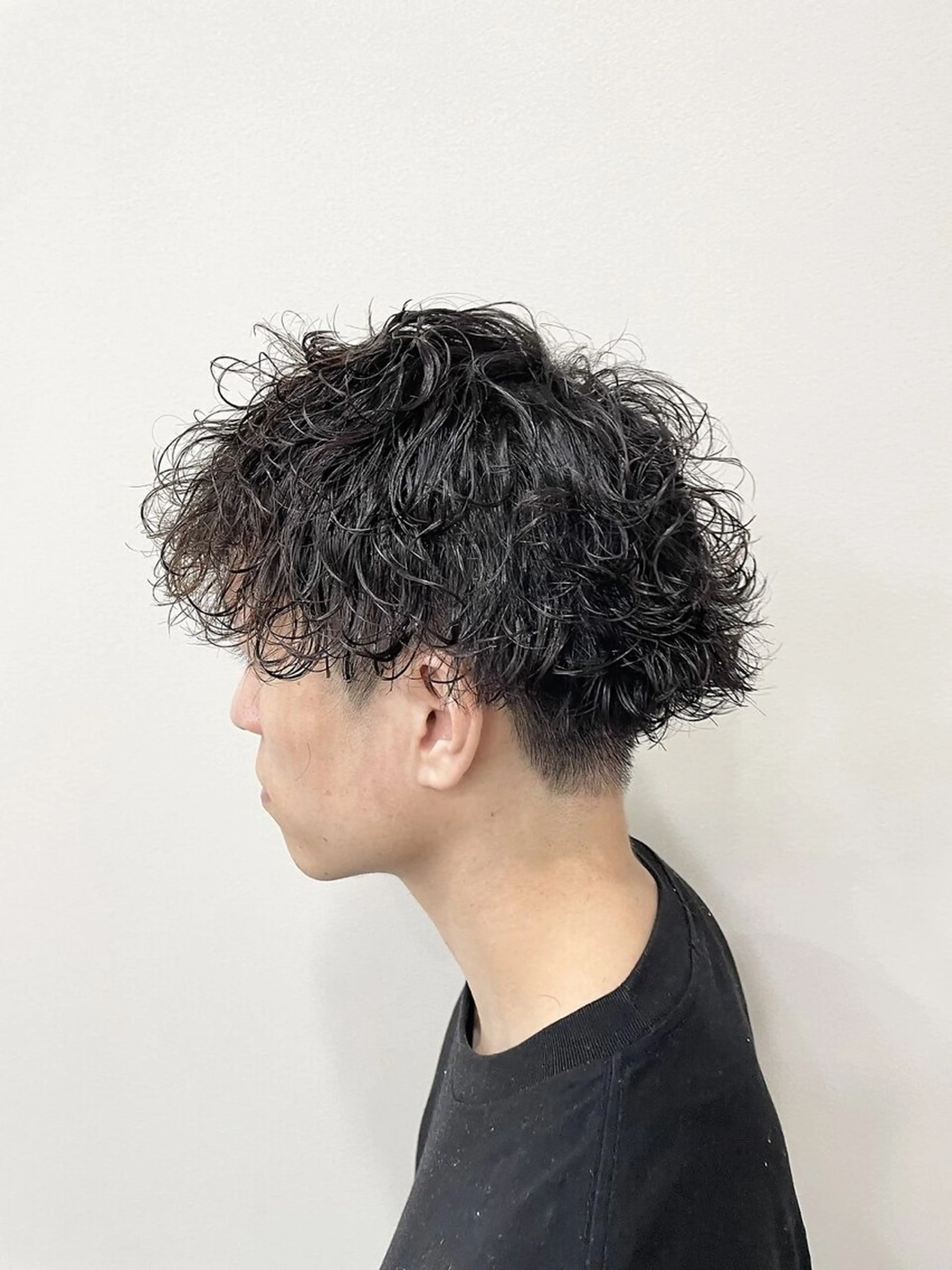 ショート メンズ カット パーマ Olu所属・坂口 飛夢のヘアスタイル