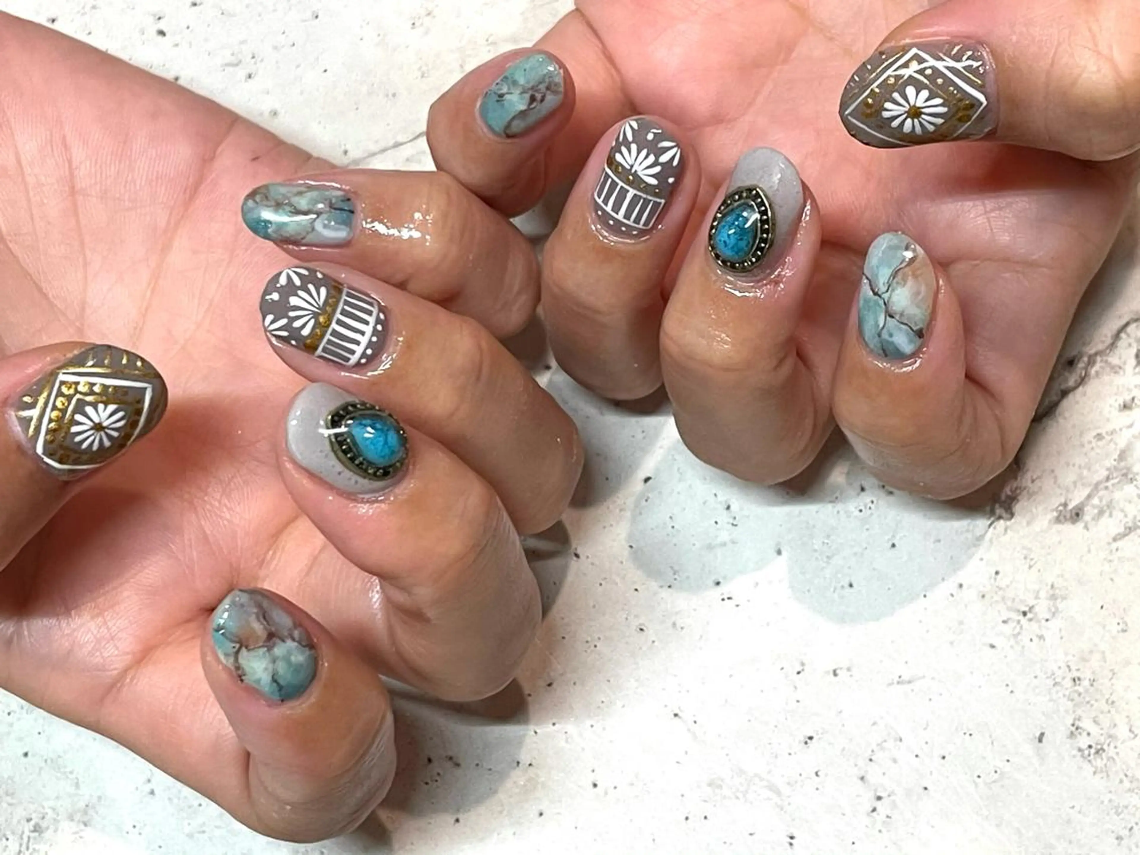 ネイル オフィスネイル ハンドネイル nail salon Lumiereのネイルデザイン