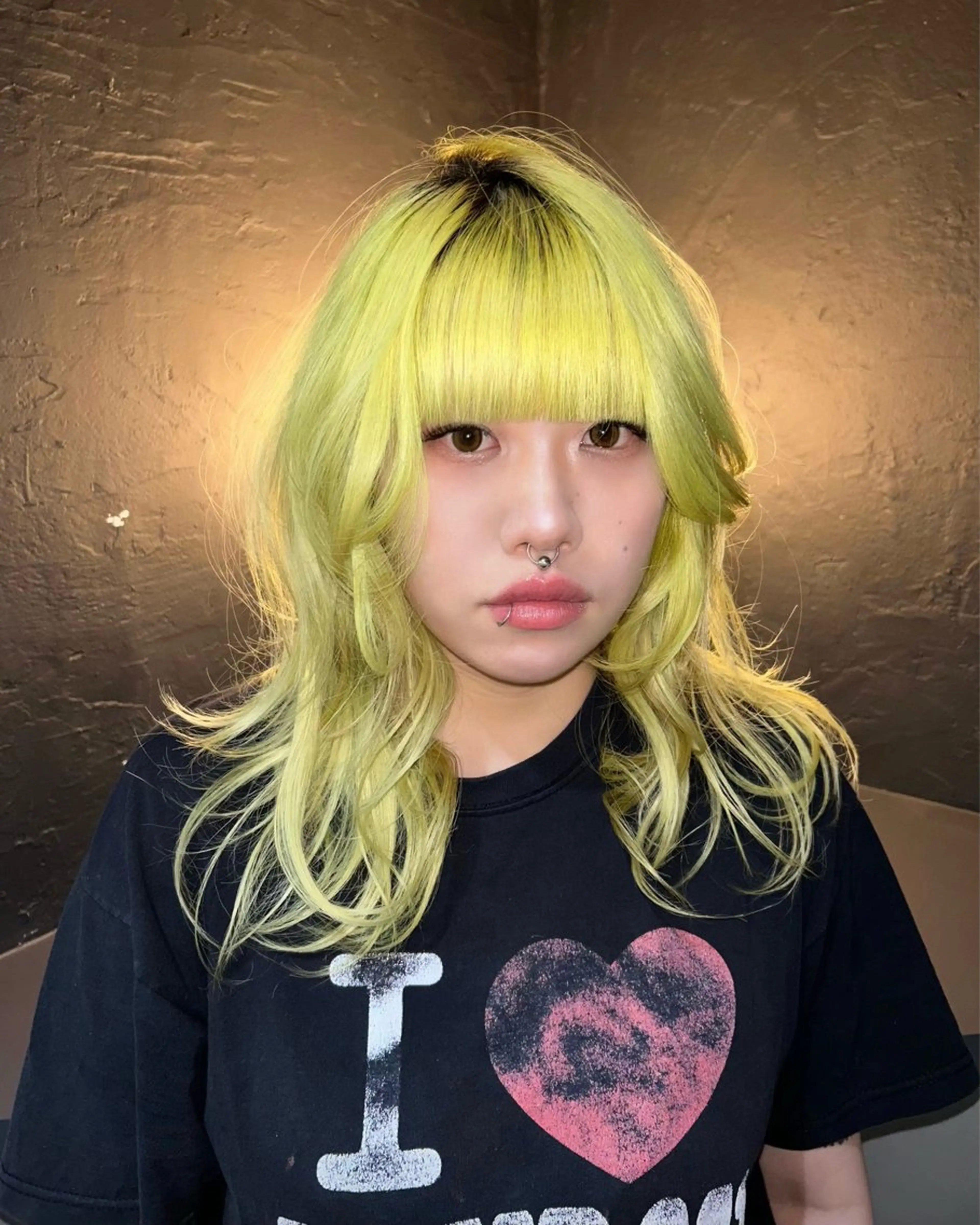 ミディアム ヘアカラー ユメナ ̖́-のヘアスタイル