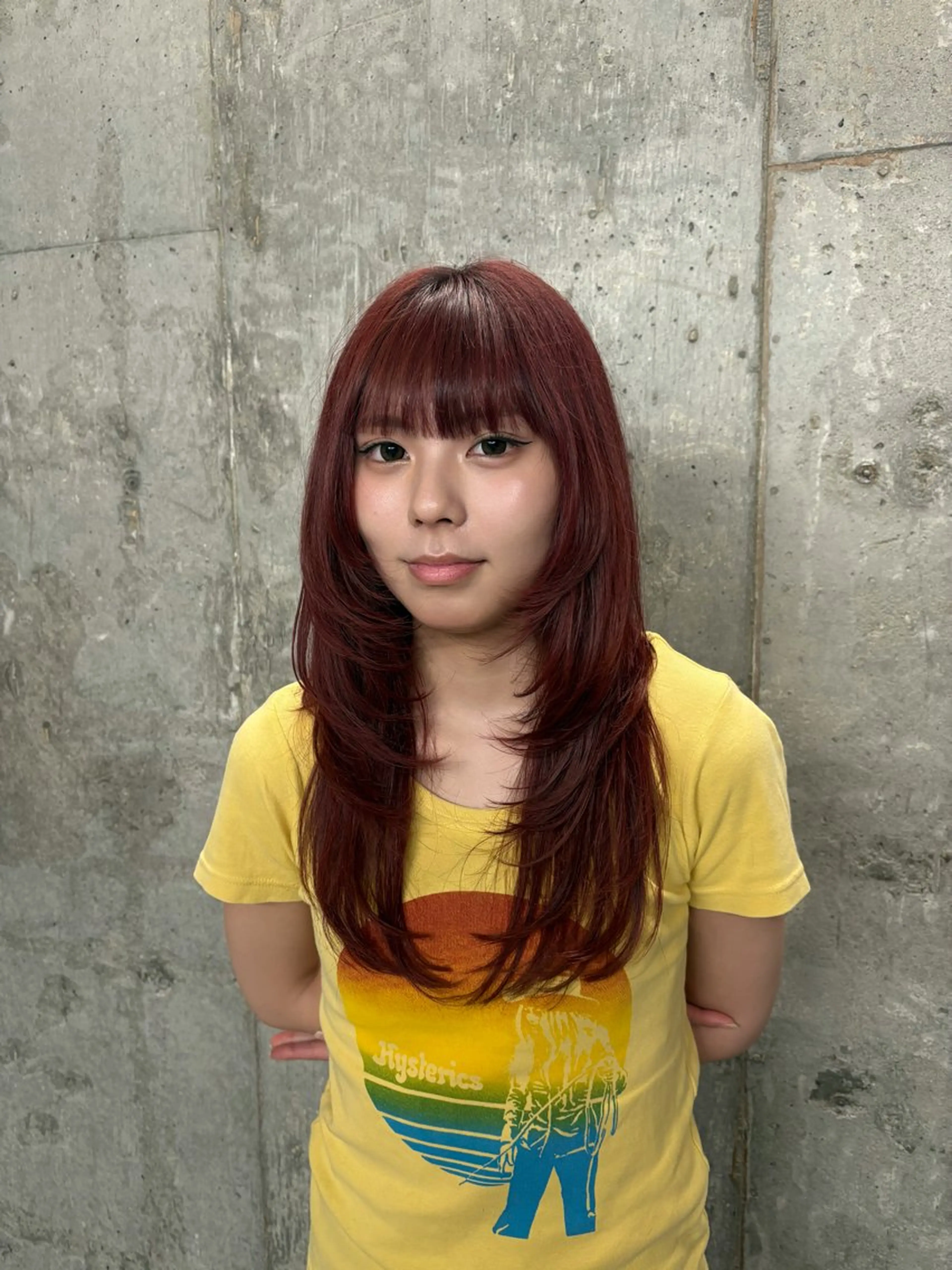 ロング ロングレイヤー レイヤーカット ロング 宇野愛華∕ PEAR+Lのヘアスタイル