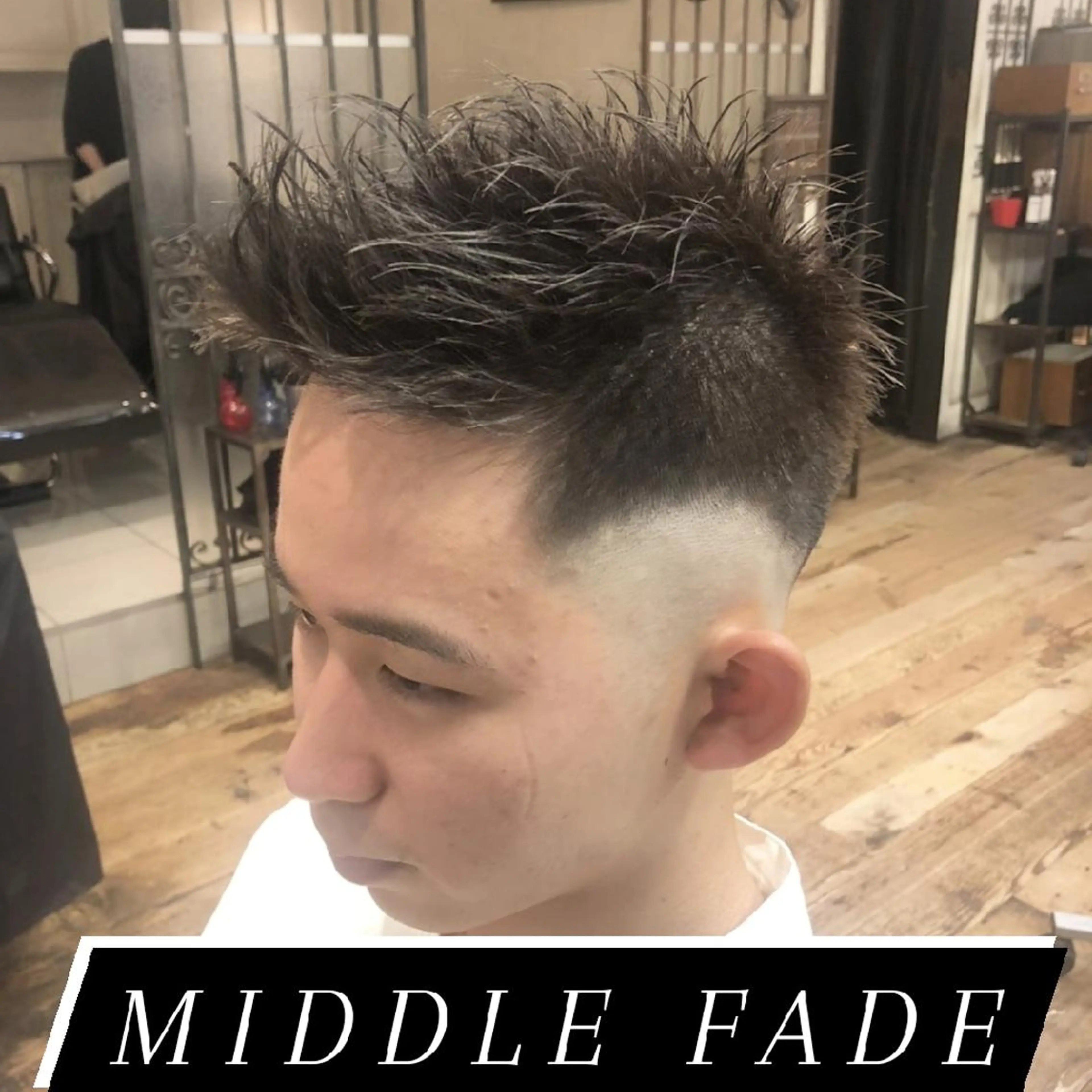 ショート メンズ カット Hair make ONE  008所属・メンズ/フェード/ バーバー/盛山大地のヘアスタイル