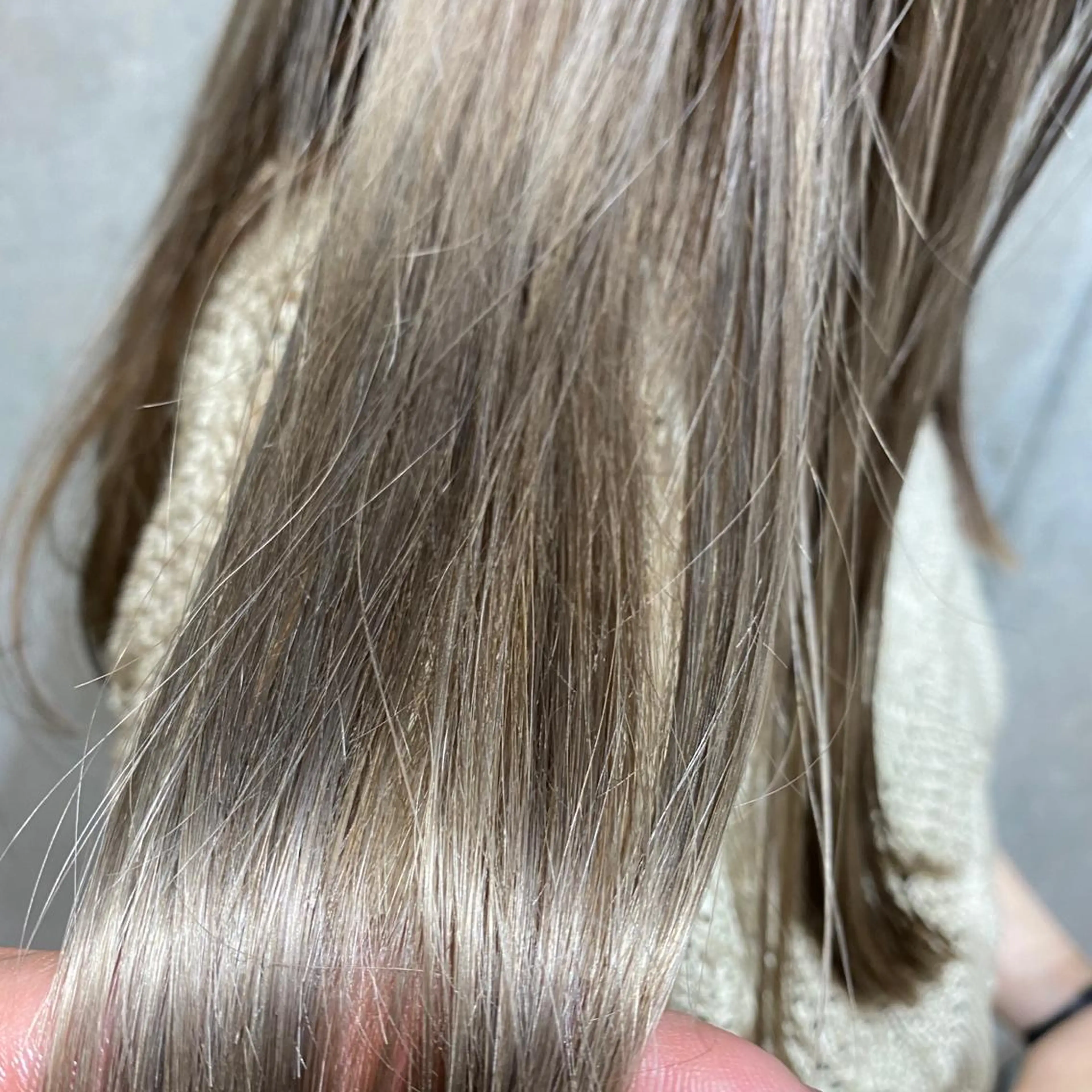 ロング カラー 艶髪ブリーチ 永井竜也のヘアスタイル