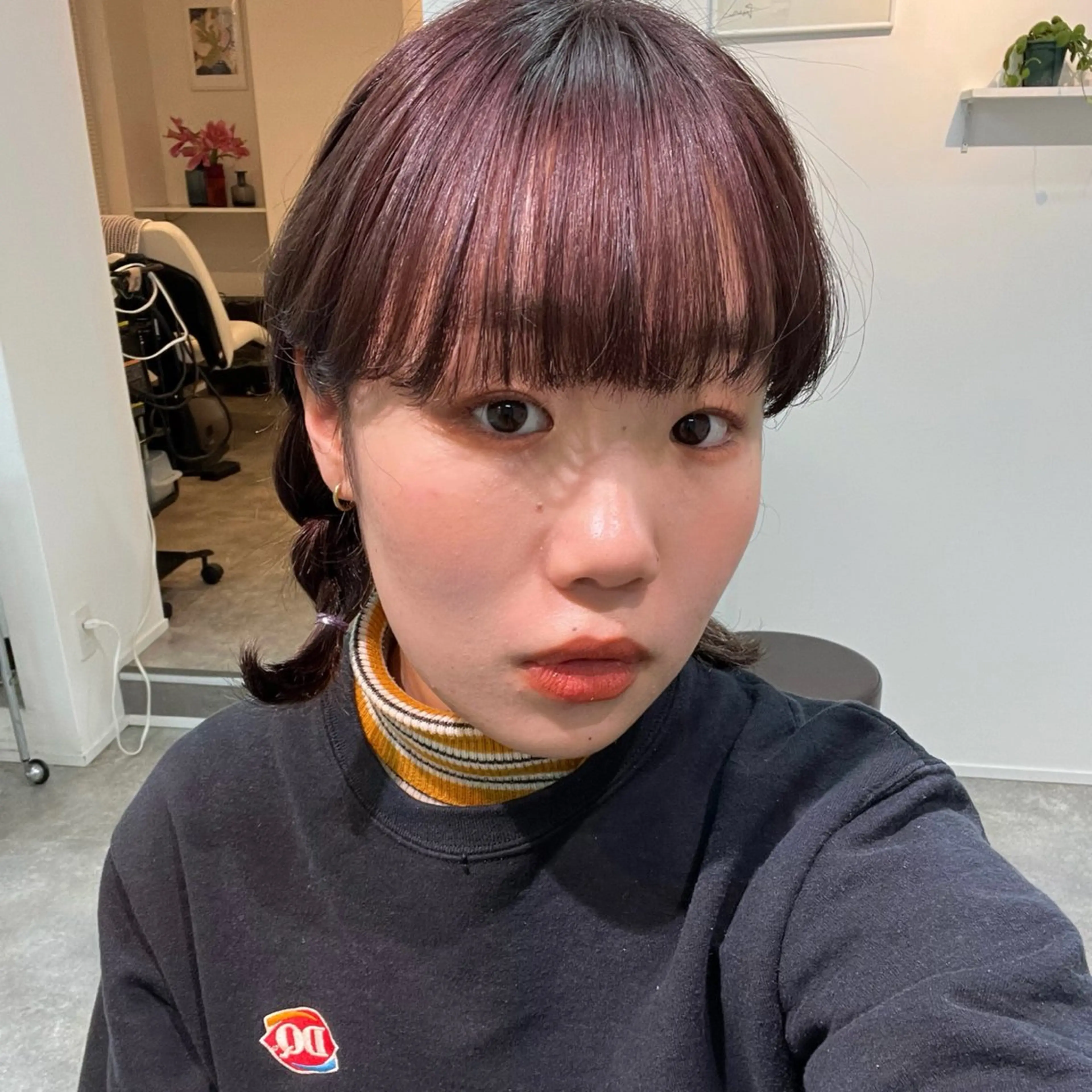 カラー ブリーチ ダブルカラー ブリーチなしカラー ヘアカラー bon ami所属・むかいやま なおのヘアスタイル