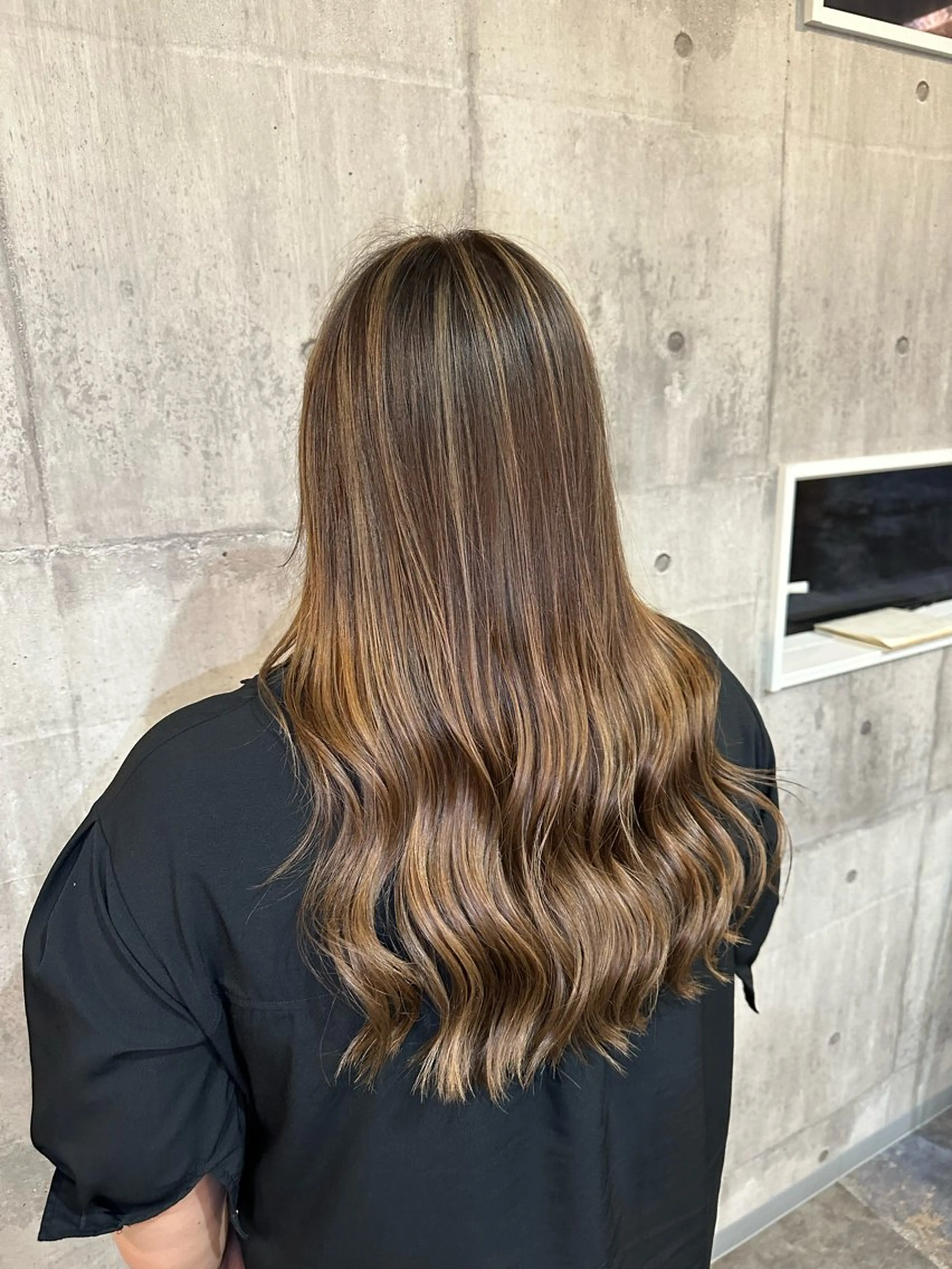 ロング カラー グラデーションカラー ハイライトカラー ハイライト Felice Erikaのヘアスタイル
