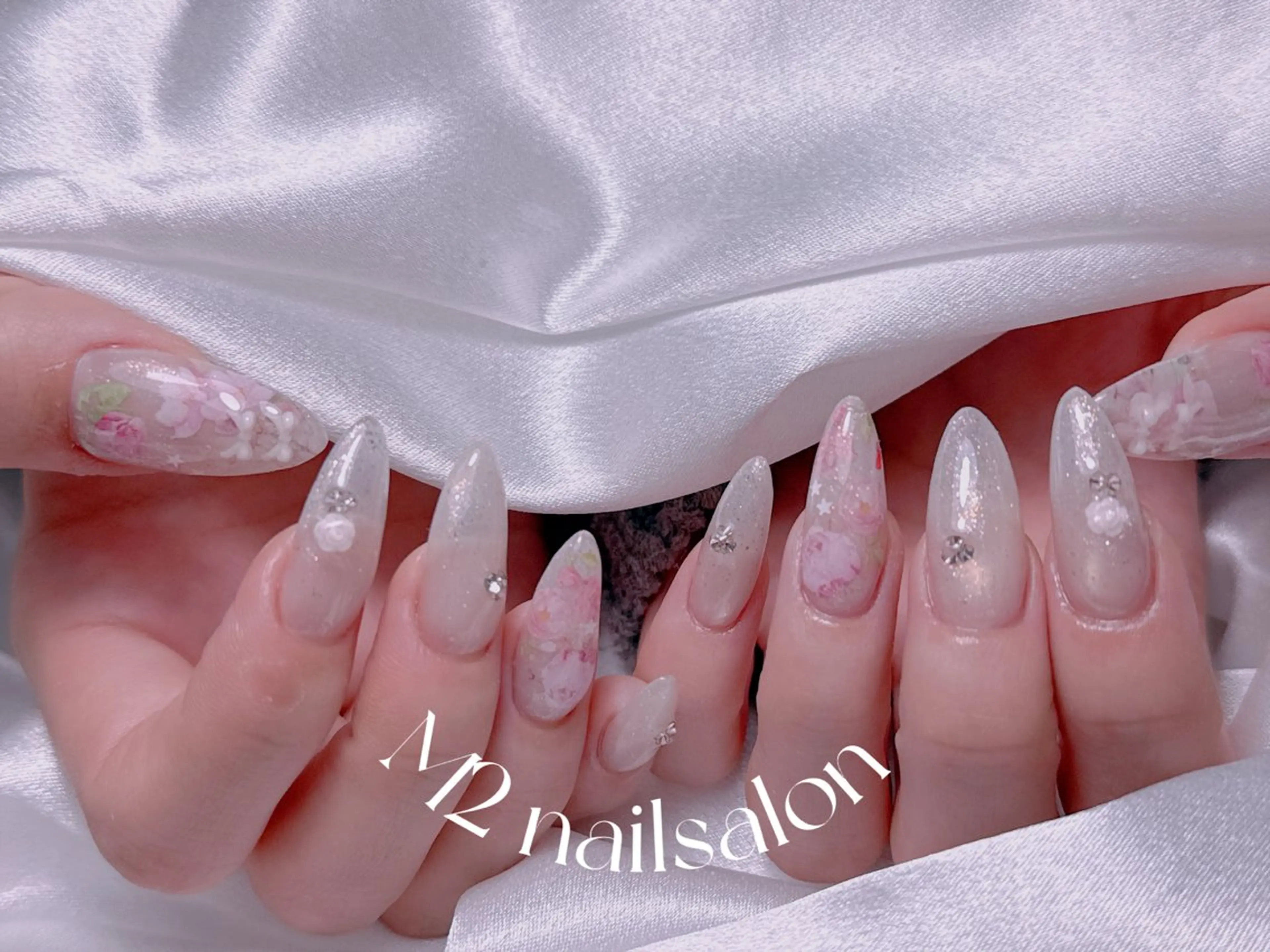 ネイル ハンドネイル 長さだし専門店 M2 rikaのネイルデザイン