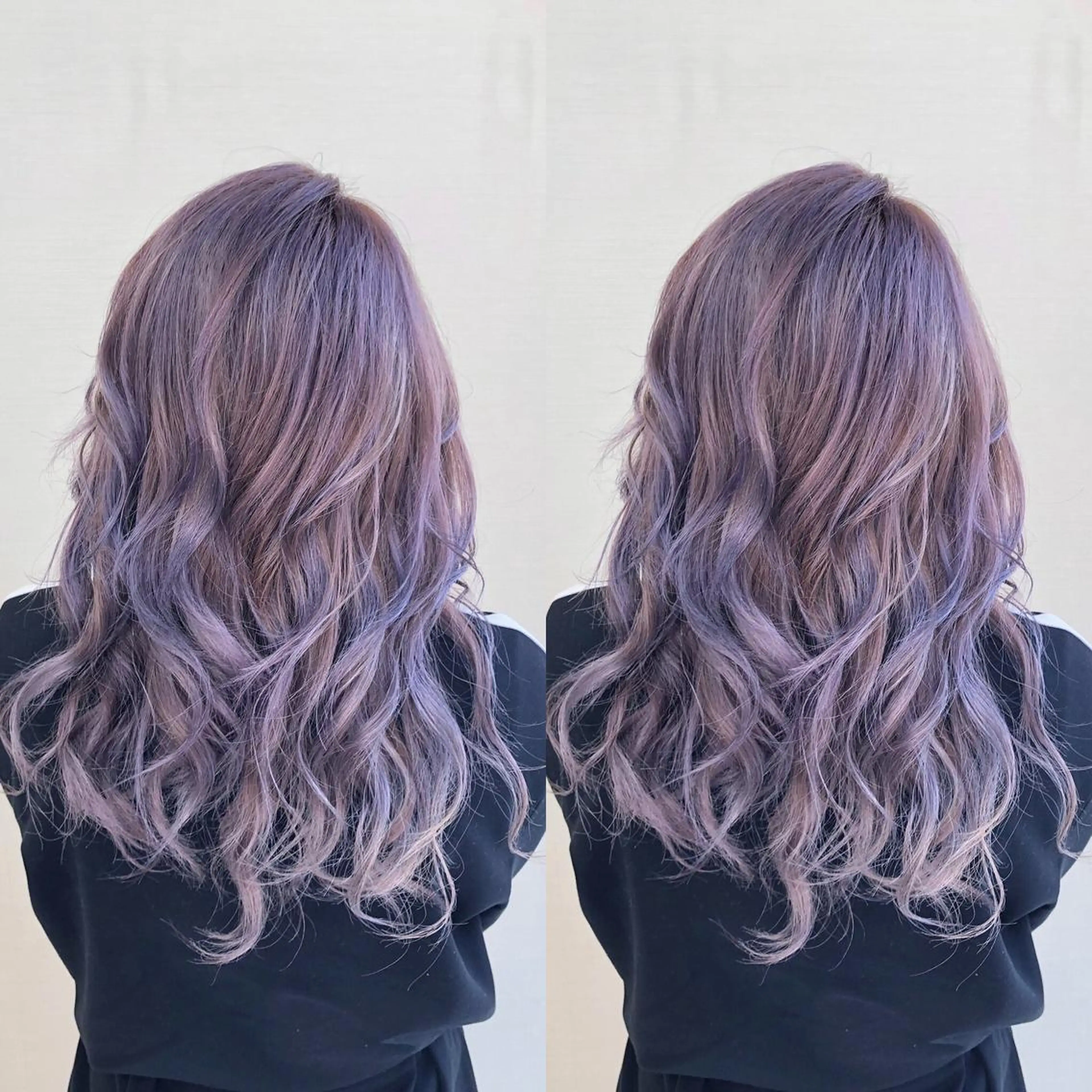 ロング カラー アッシュ ラベンダーカラー ラベンダーアッシュ ヘアカラー トリートメント 透明感カラー✨ツヤ髪 廣畑昌志のヘアスタイル