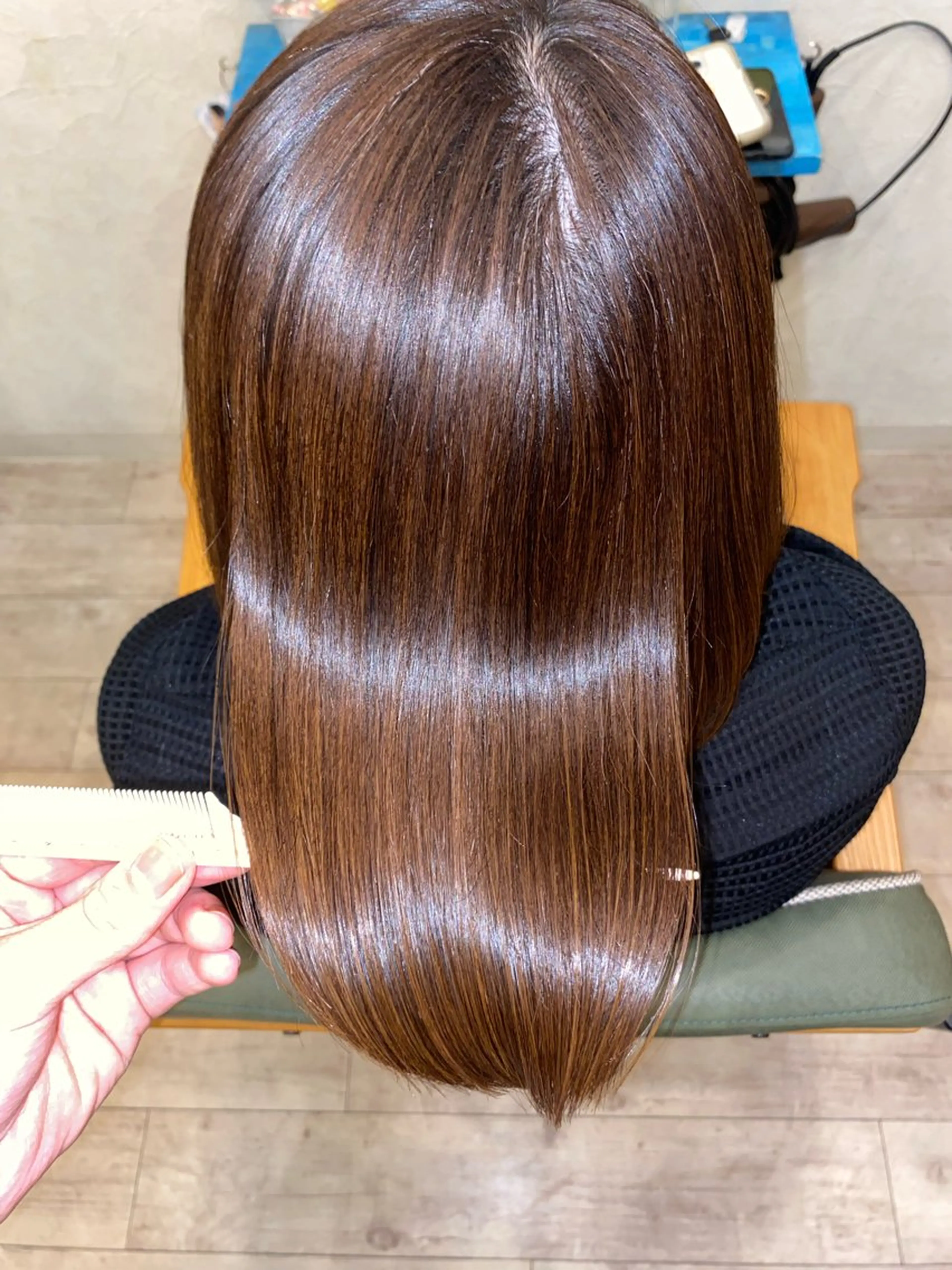 ミディアム カラー パーマ カット ヘアカラー hair relaxation DROP鶴見店所属・川島 優希のヘアスタイル