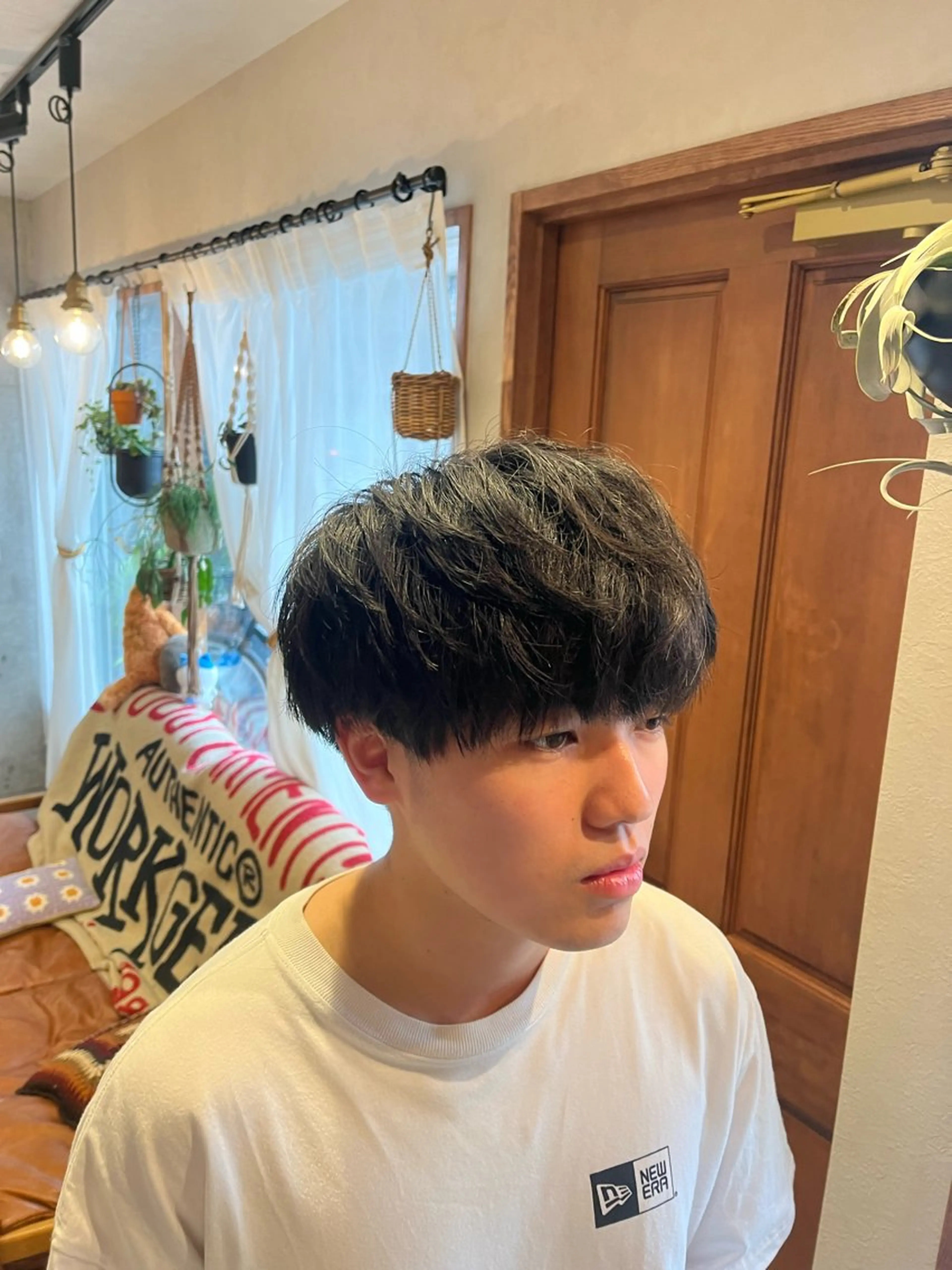 ショート メンズ マッシュ カット Lamp所属・🌀メンズパーマ🌀 🐏丸山祐宇🐏のヘアスタイル