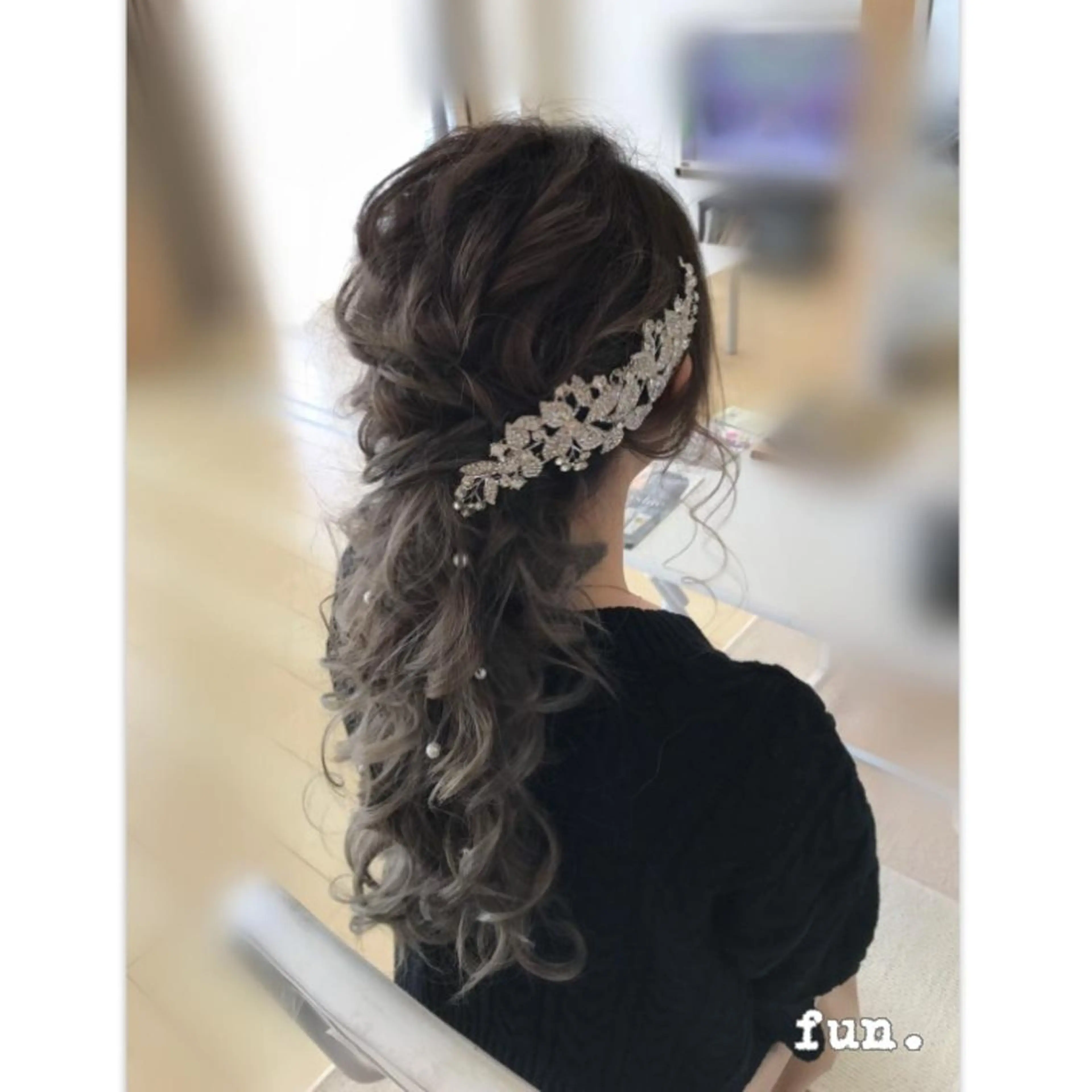 ロング ヘアアレンジ fun./ヘアセット /エクステ/着付のその他イメージ