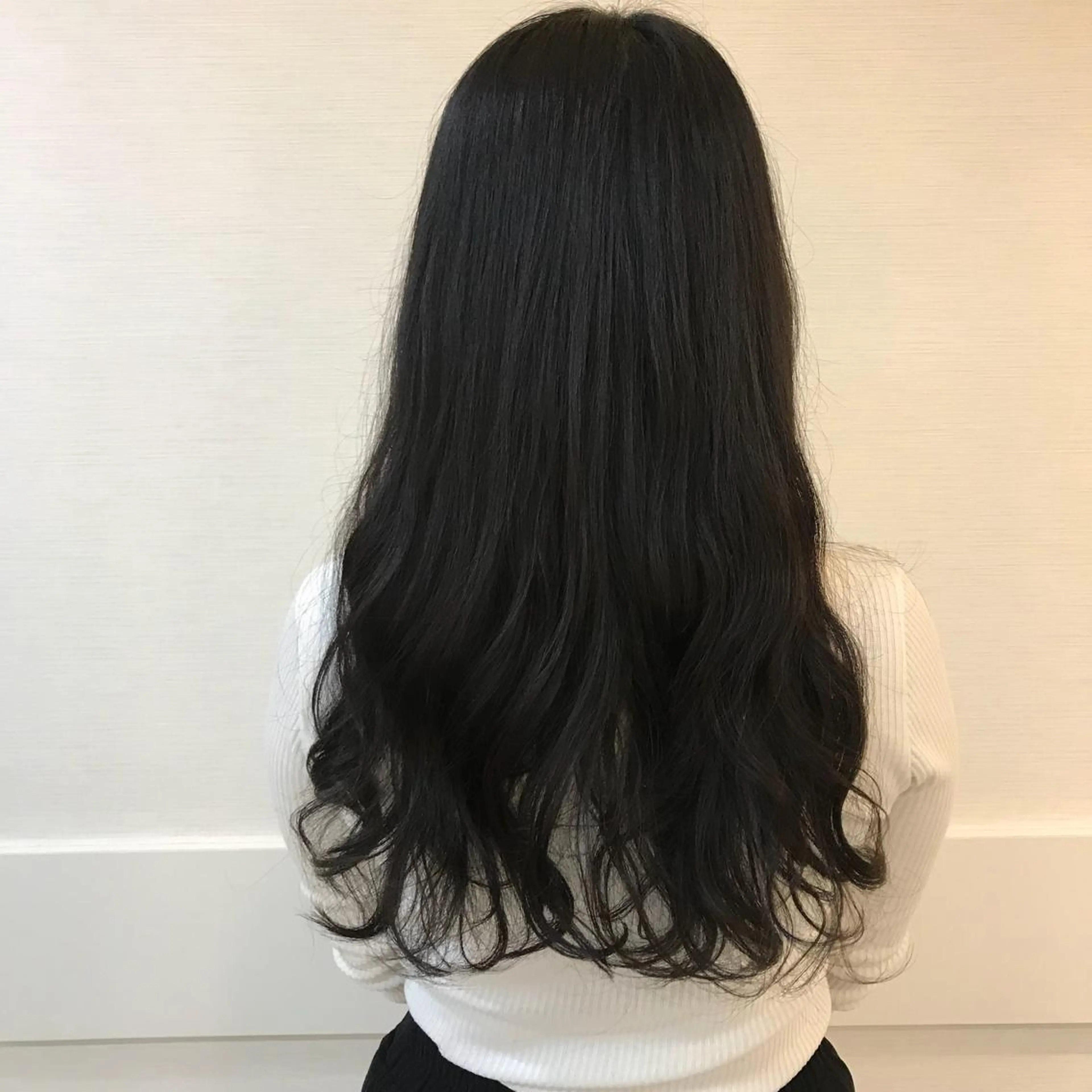 ロング ハイライト✖️ 暗髪🤎Nahoのヘアスタイル