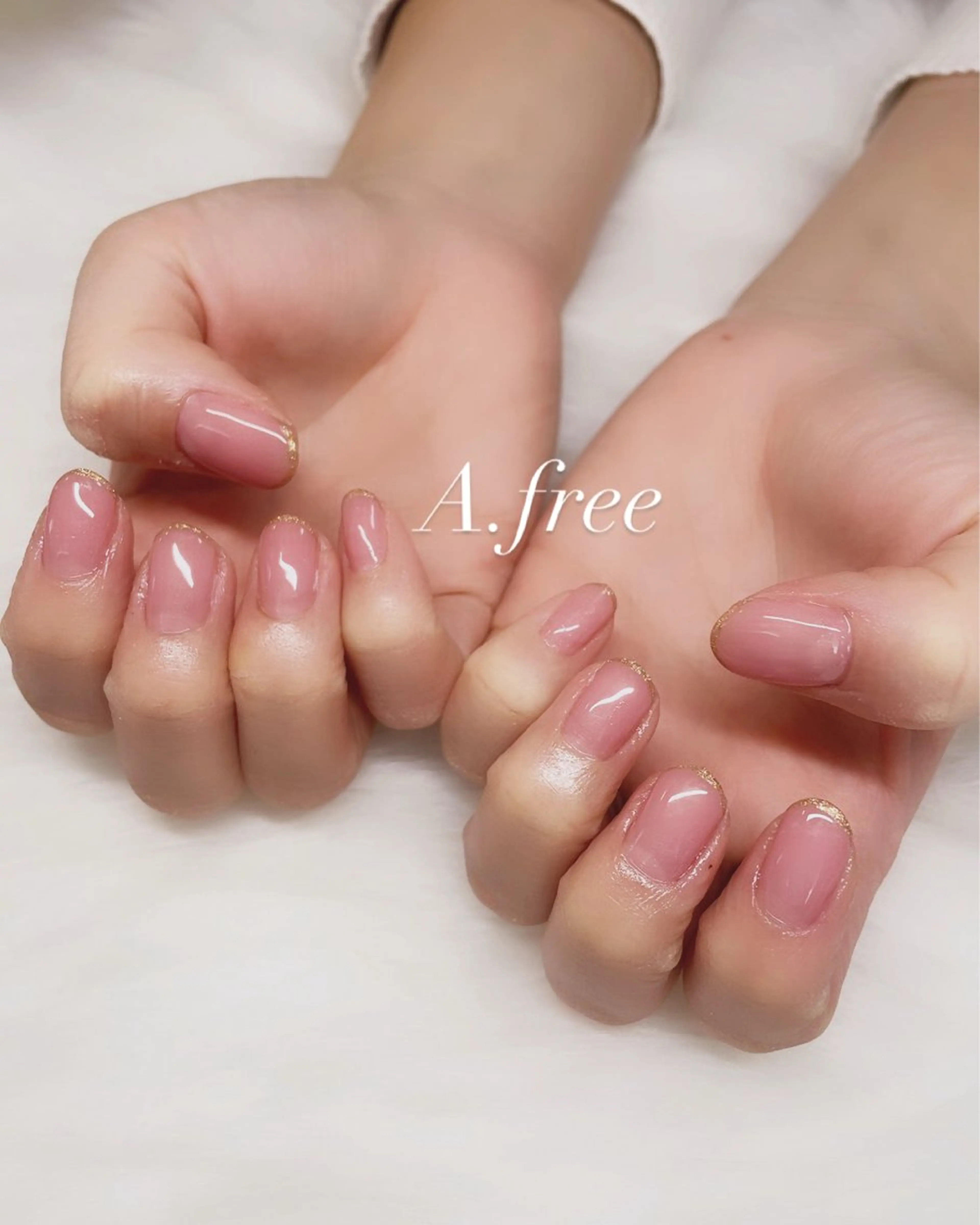 ネイル ハンドネイル A.free✧*｡ アレルギー対応✧*｡のネイルデザイン