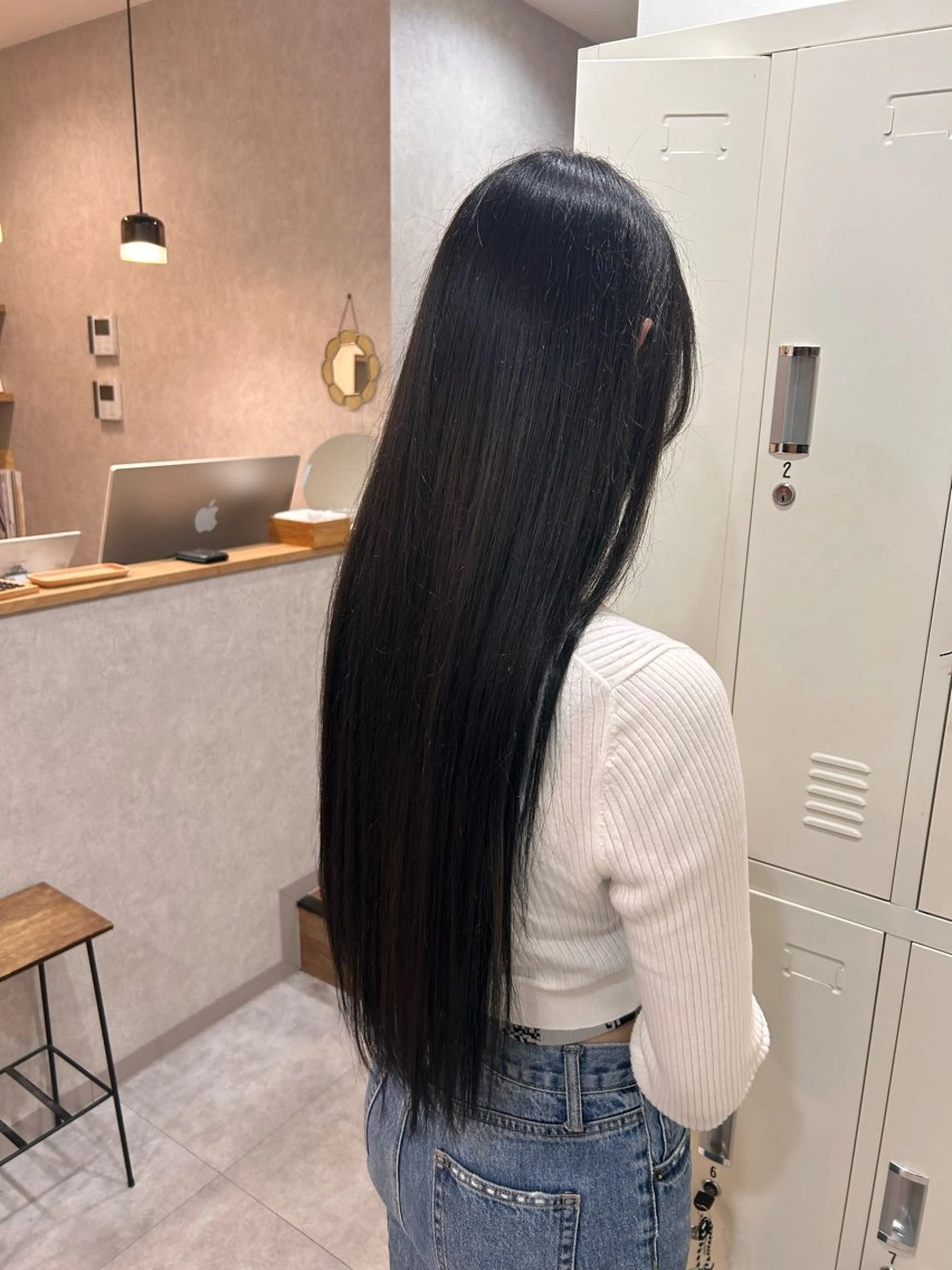 ロング カラー 黒髪 ロング 🤍garden🤍 keiのヘアスタイル