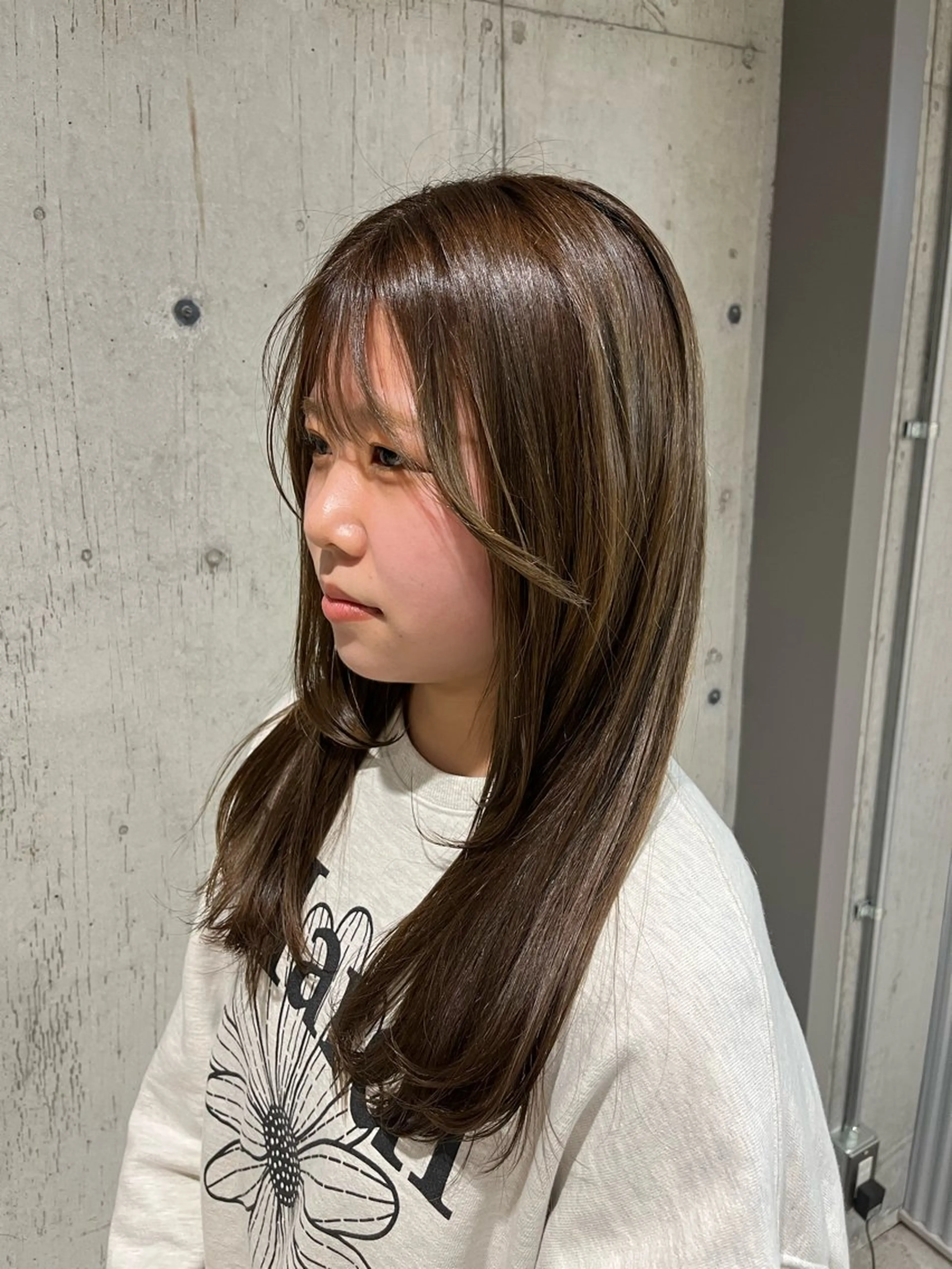 ロング カラー ヘアアレンジ カット ヘアカラー トリートメント 傷ませないカラー・ ボブ・リクト💥のヘアスタイル