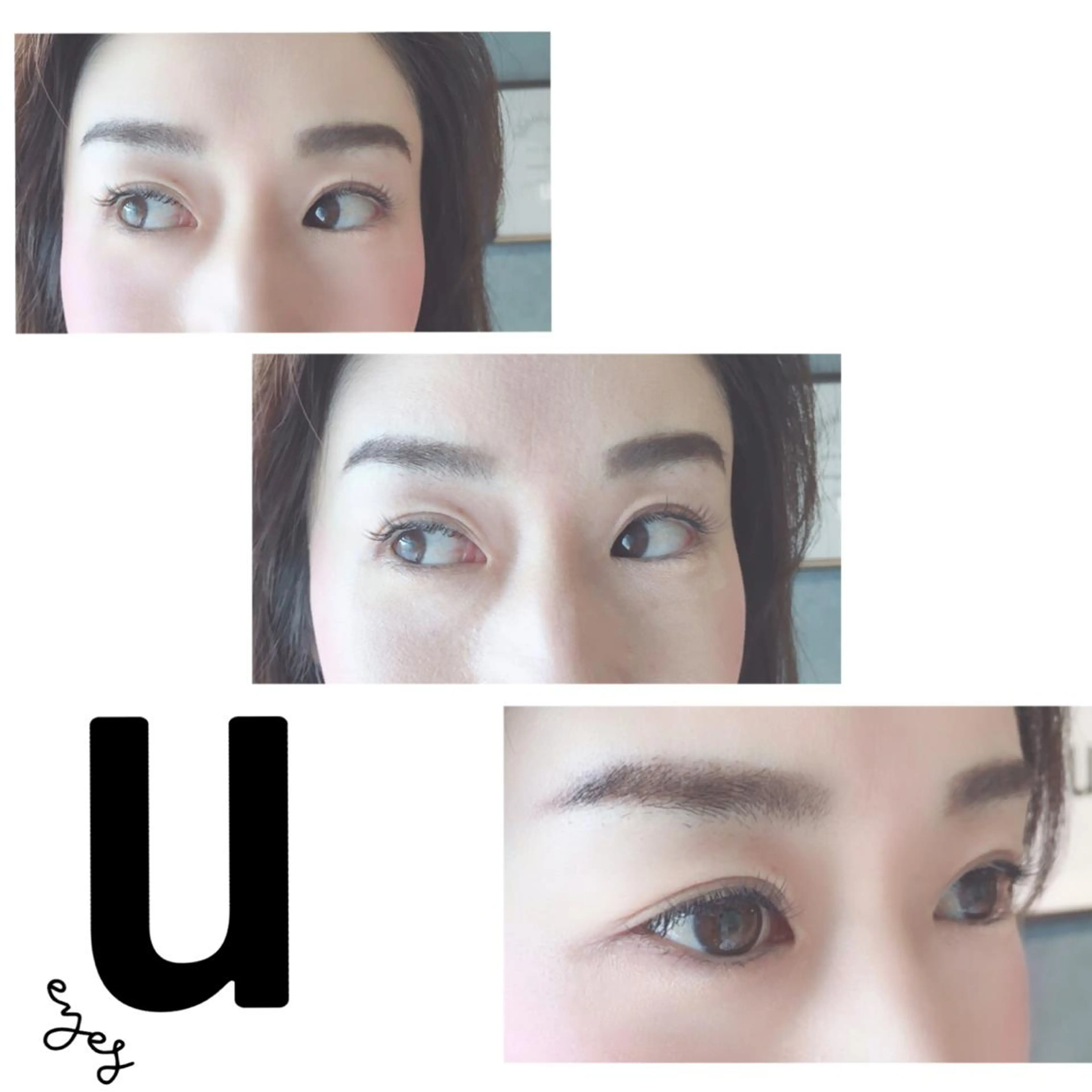 マツエク・マツパ フラットラッシュ u eyesのマツエク・マツパデザイン