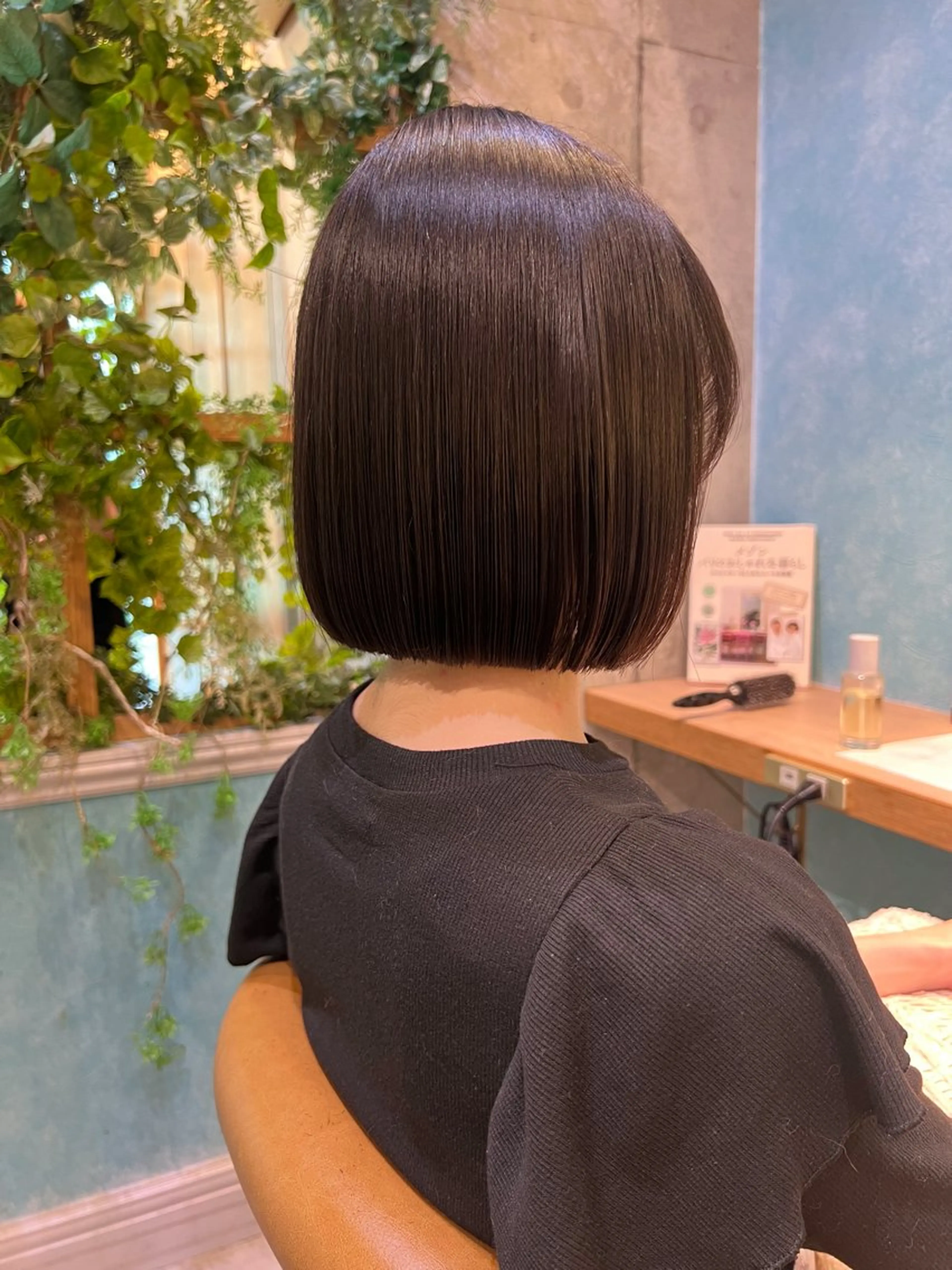 ミディアム カット ヘアカラー 大瀧菜月 ボブ/艶髪縮毛矯正のヘアスタイル