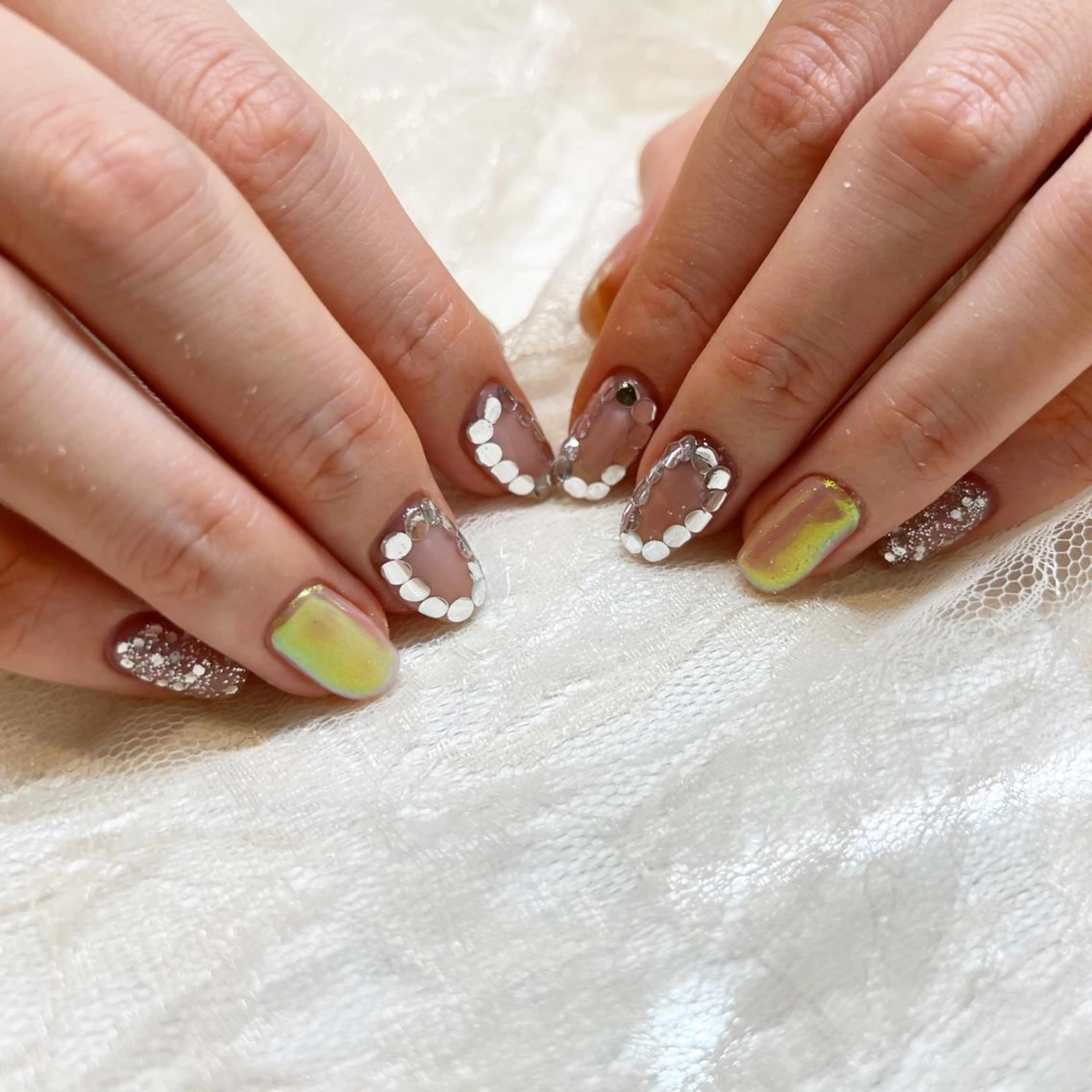 ネイル キラキラネイル ♡Nailist yui♡のネイルデザイン