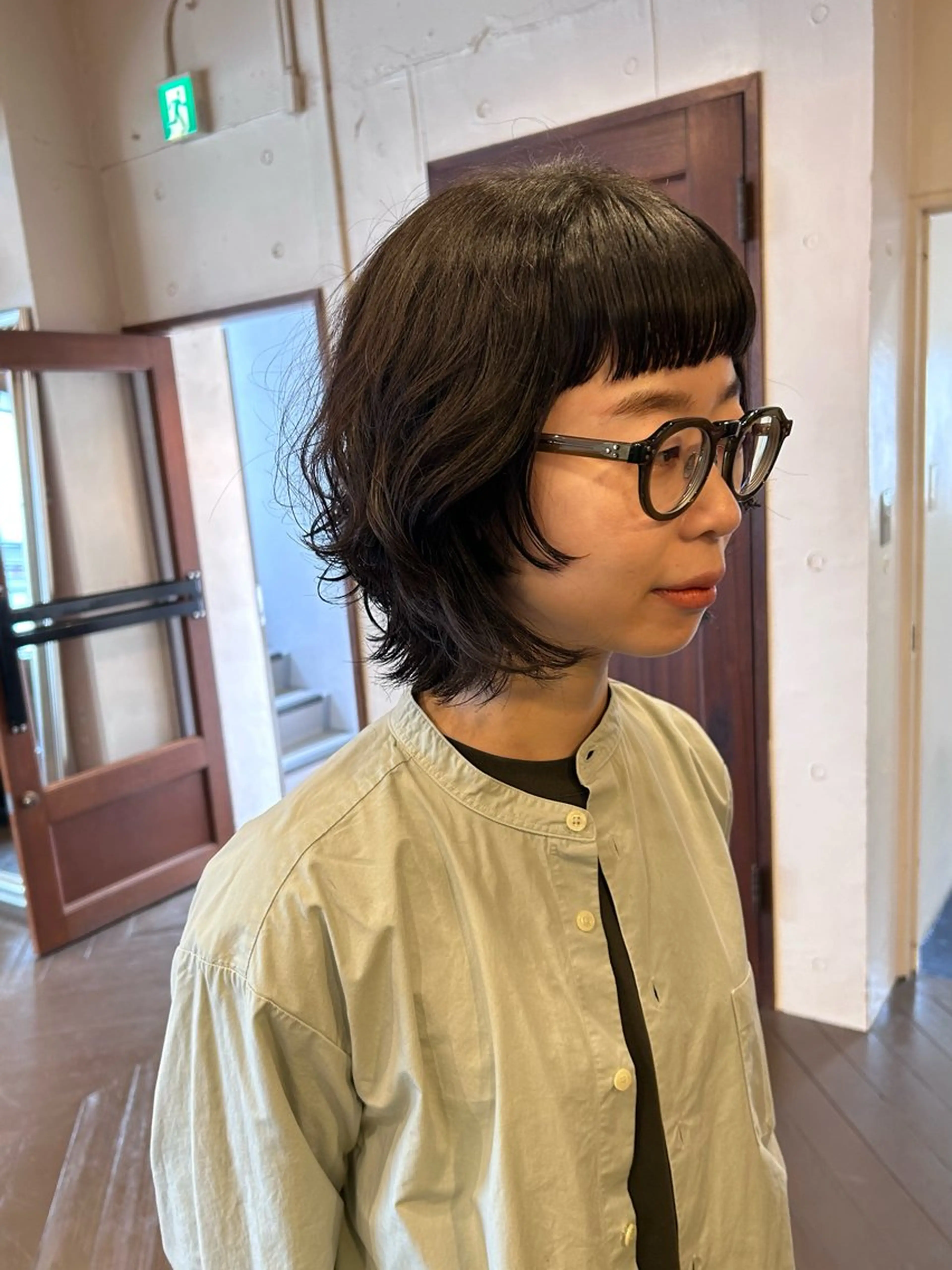 ミディアム L’HOMME BLANC所属・佐藤 優里奈のヘアスタイル