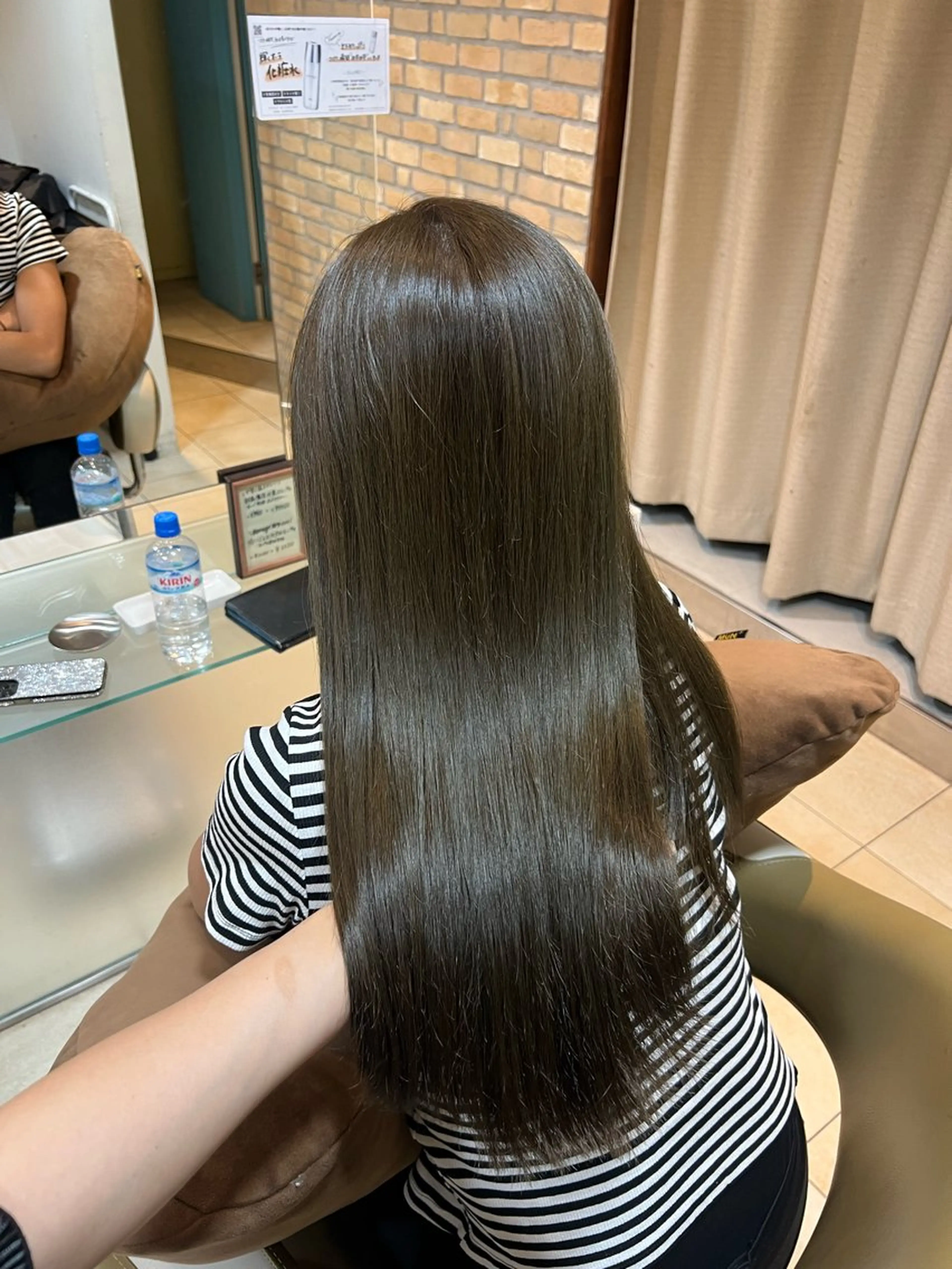 ロング ヘアカラー 竹添 有梨沙のヘアスタイル