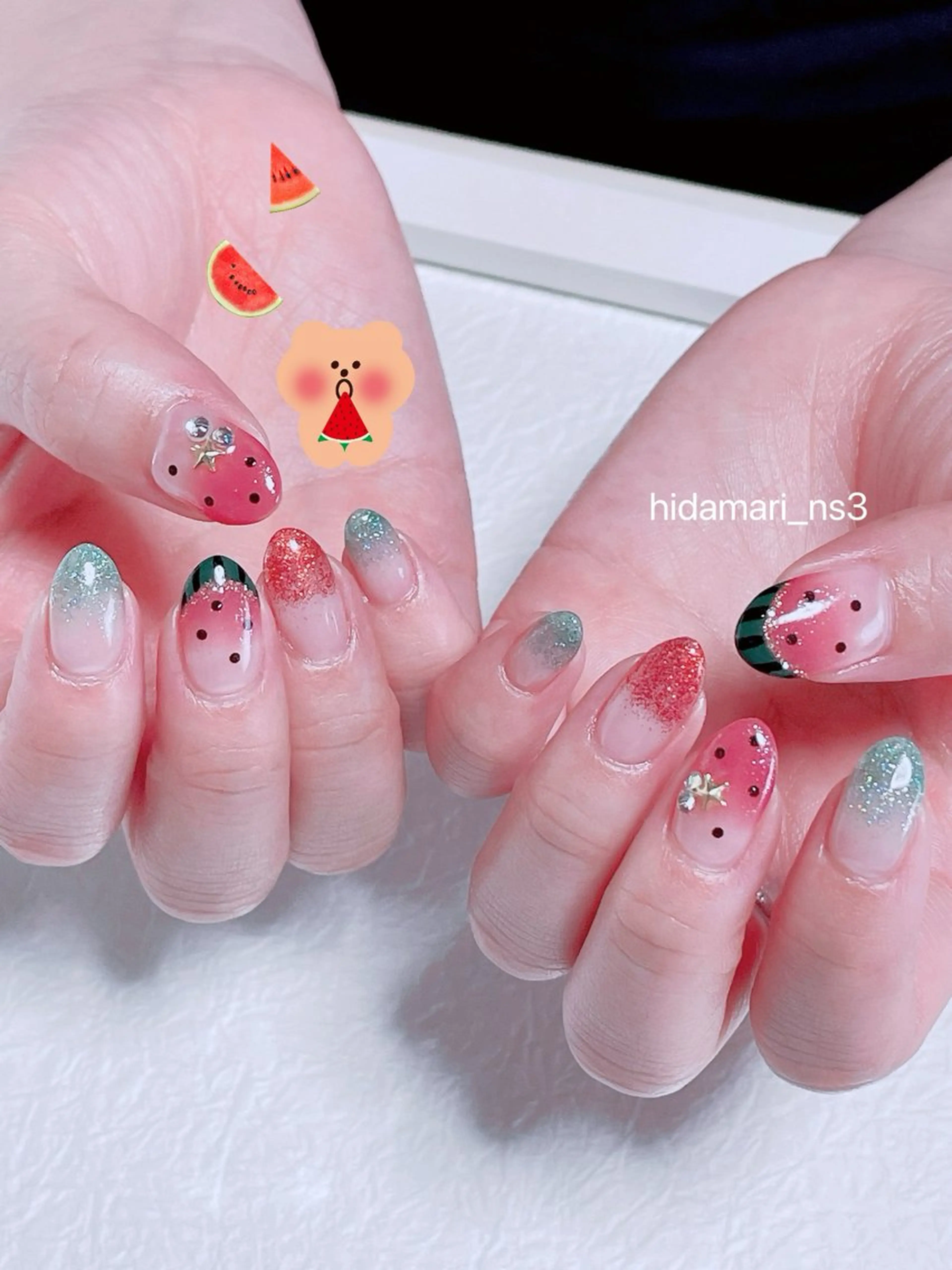 ネイル アートネイル 持ち込み ハンドネイル NailSalon ひだまりのネイルデザイン