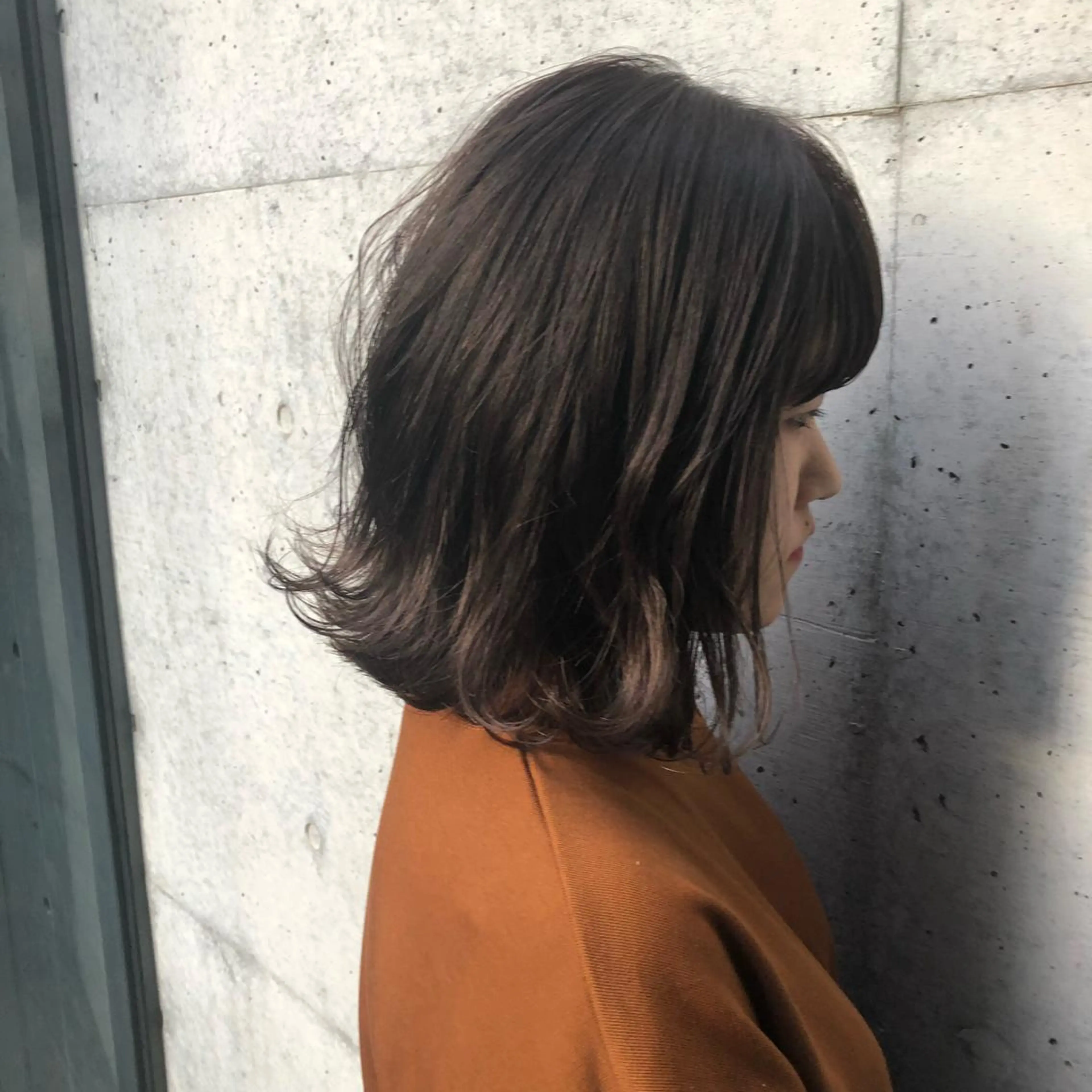 ミディアム カラー パーマ ヘアアレンジ ベージュカラー apish aoyama所属・武 愛子の眉毛・アイブロウイメージ