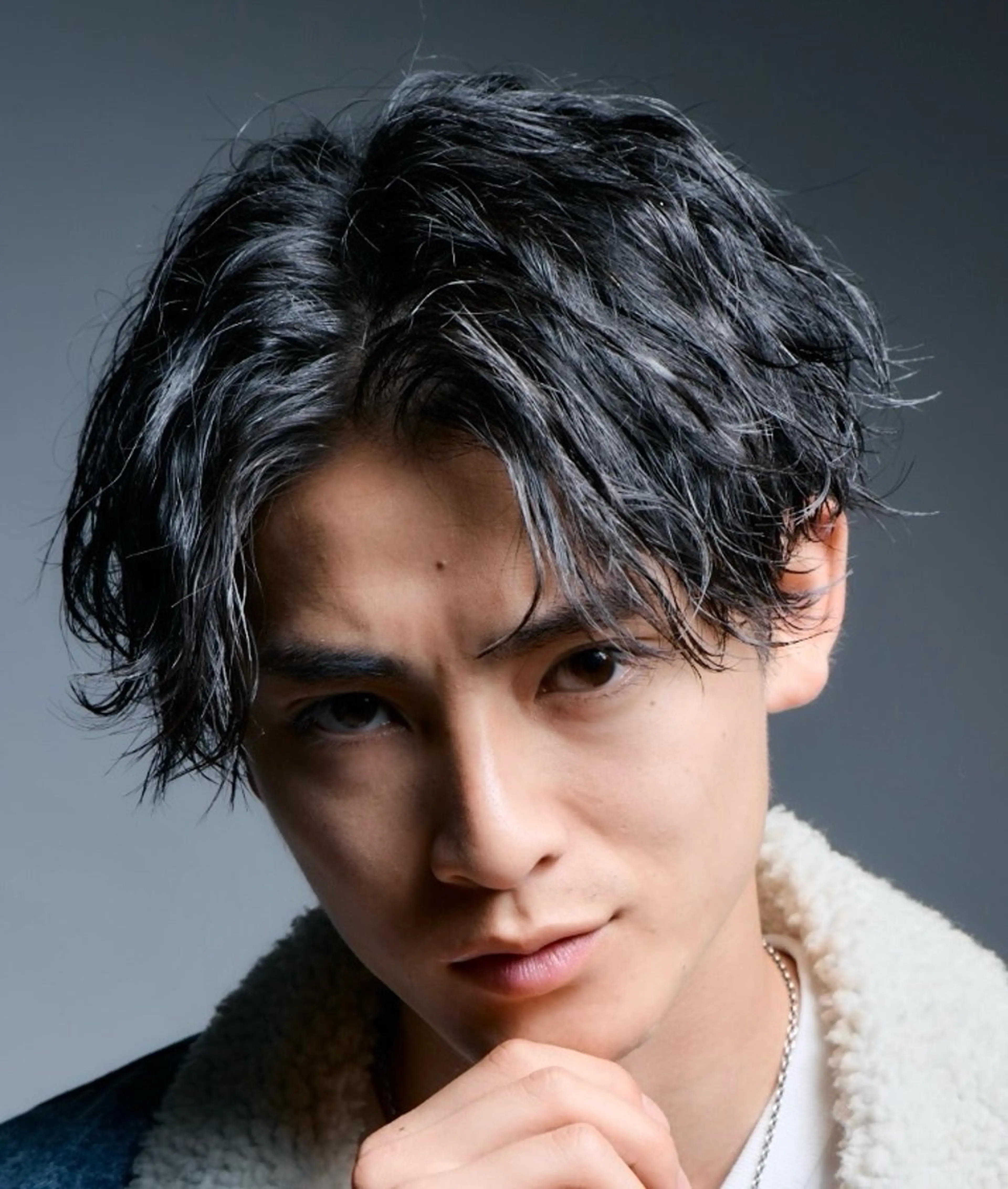 ショート パーマ メンズ カット パーマ 瀧本 一樹のヘアスタイル