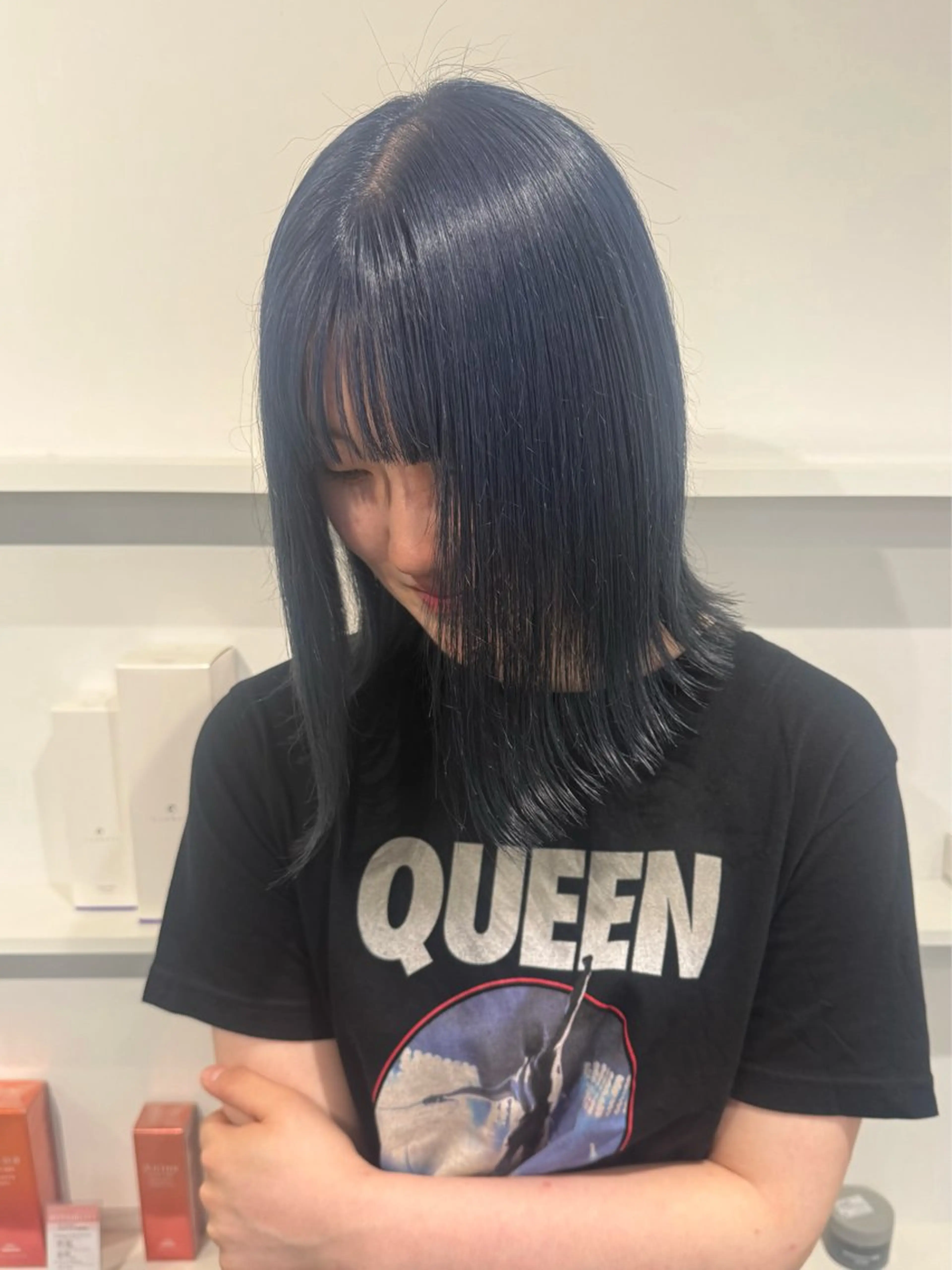 ミディアム カラー ブルーカラー ヘアカラー JOULE'S(ジュール)所属・JOULE'S yumekaのヘアスタイル