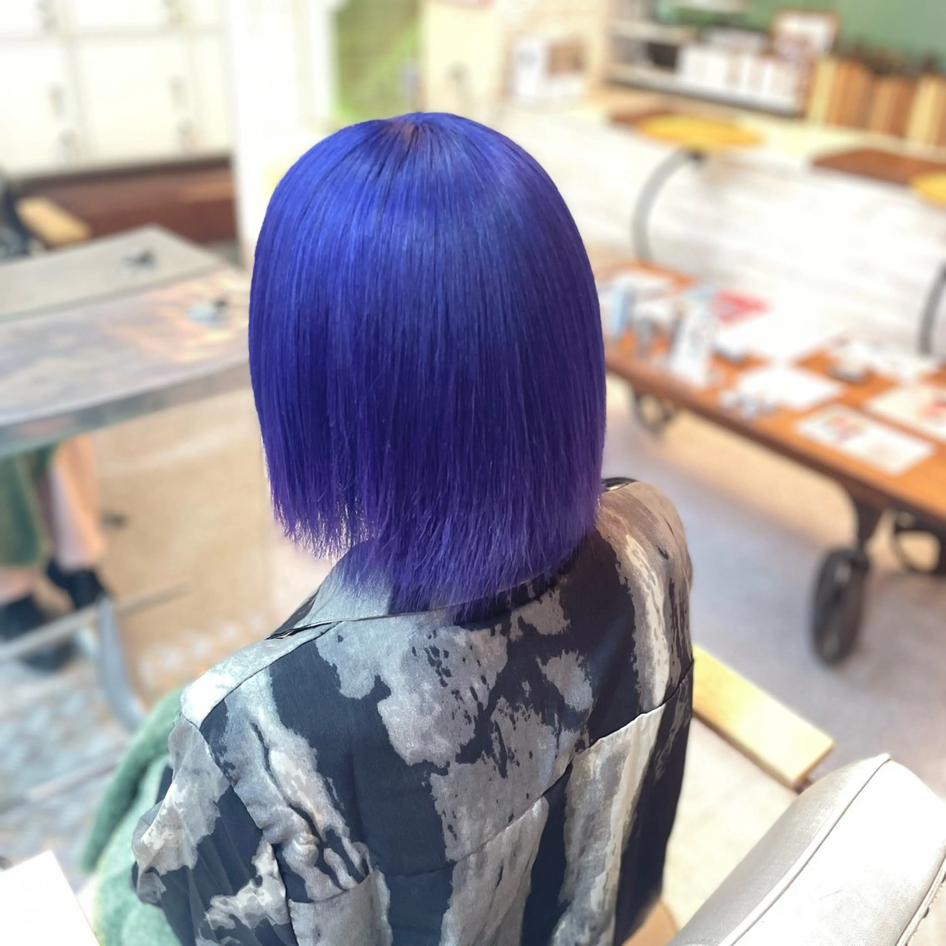 ミディアム カラー ヘアカラー ⭐️派手髪⭐️ KINA👽🦎💖のヘアスタイル