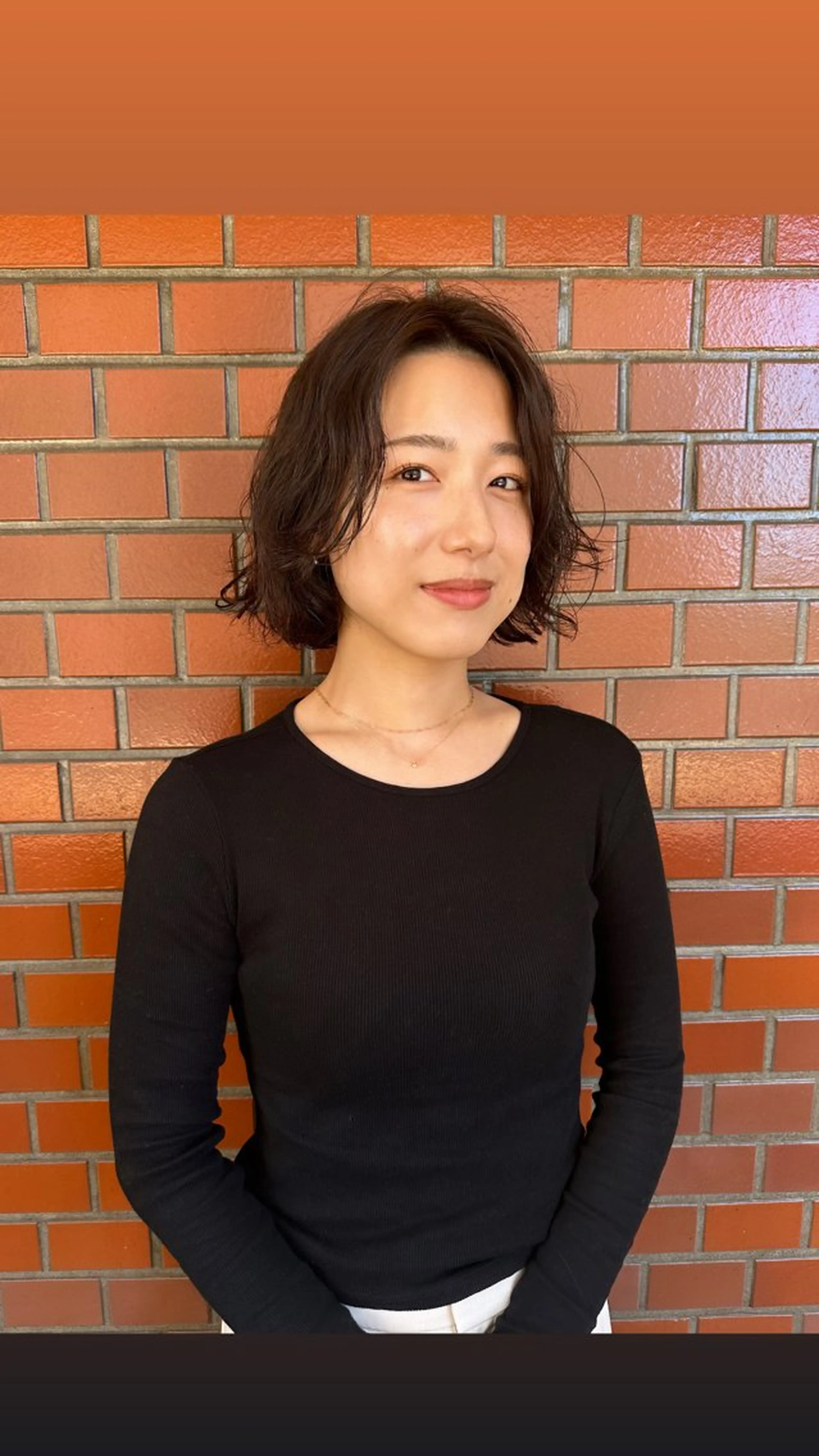 ショート カラー パーマ カット パーマ トリートメント 梅田/茶屋町 sayakaのヘアスタイル