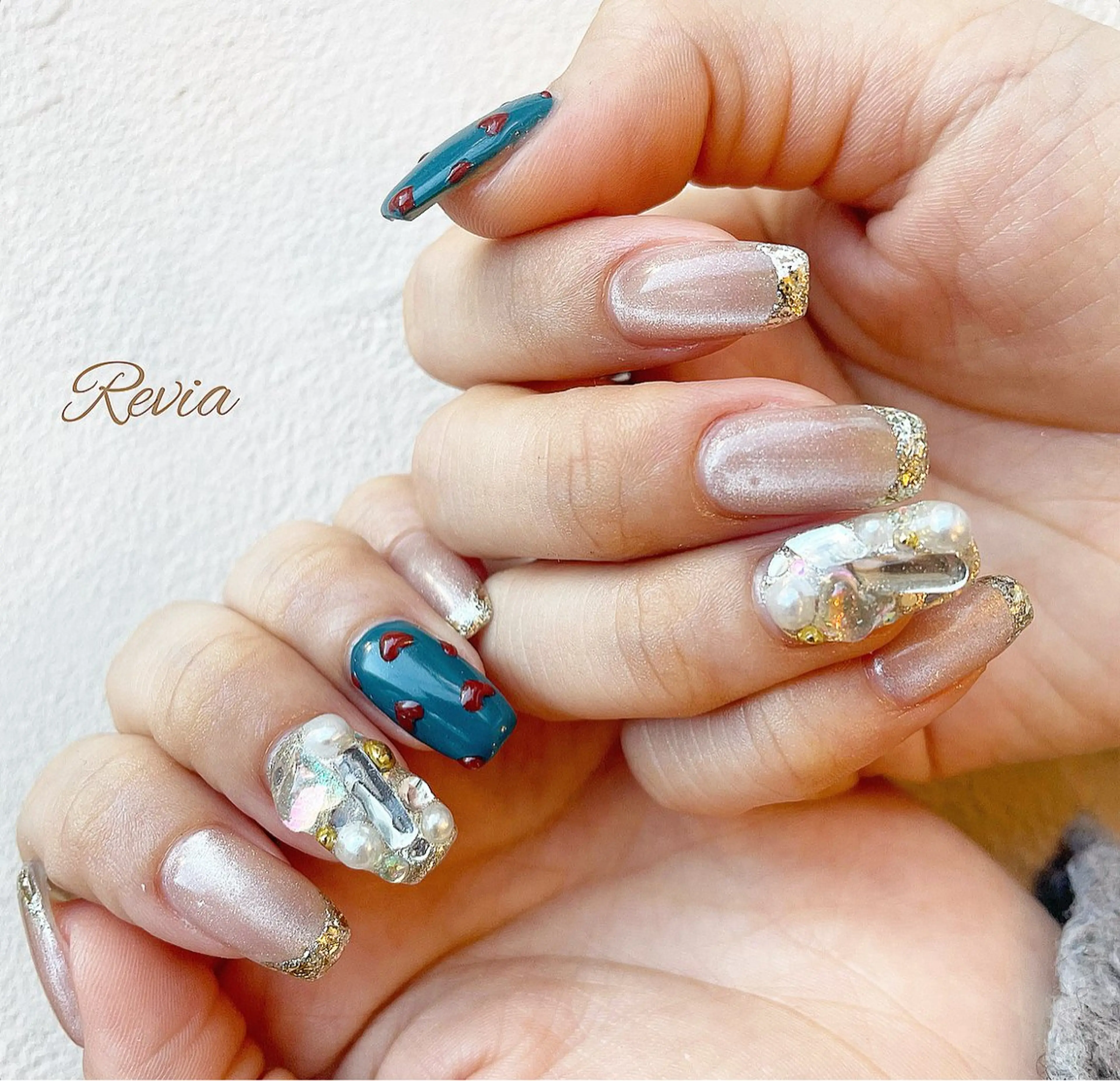 ネイル ハンドネイル revia所属・ERI Nailistのネイルデザイン