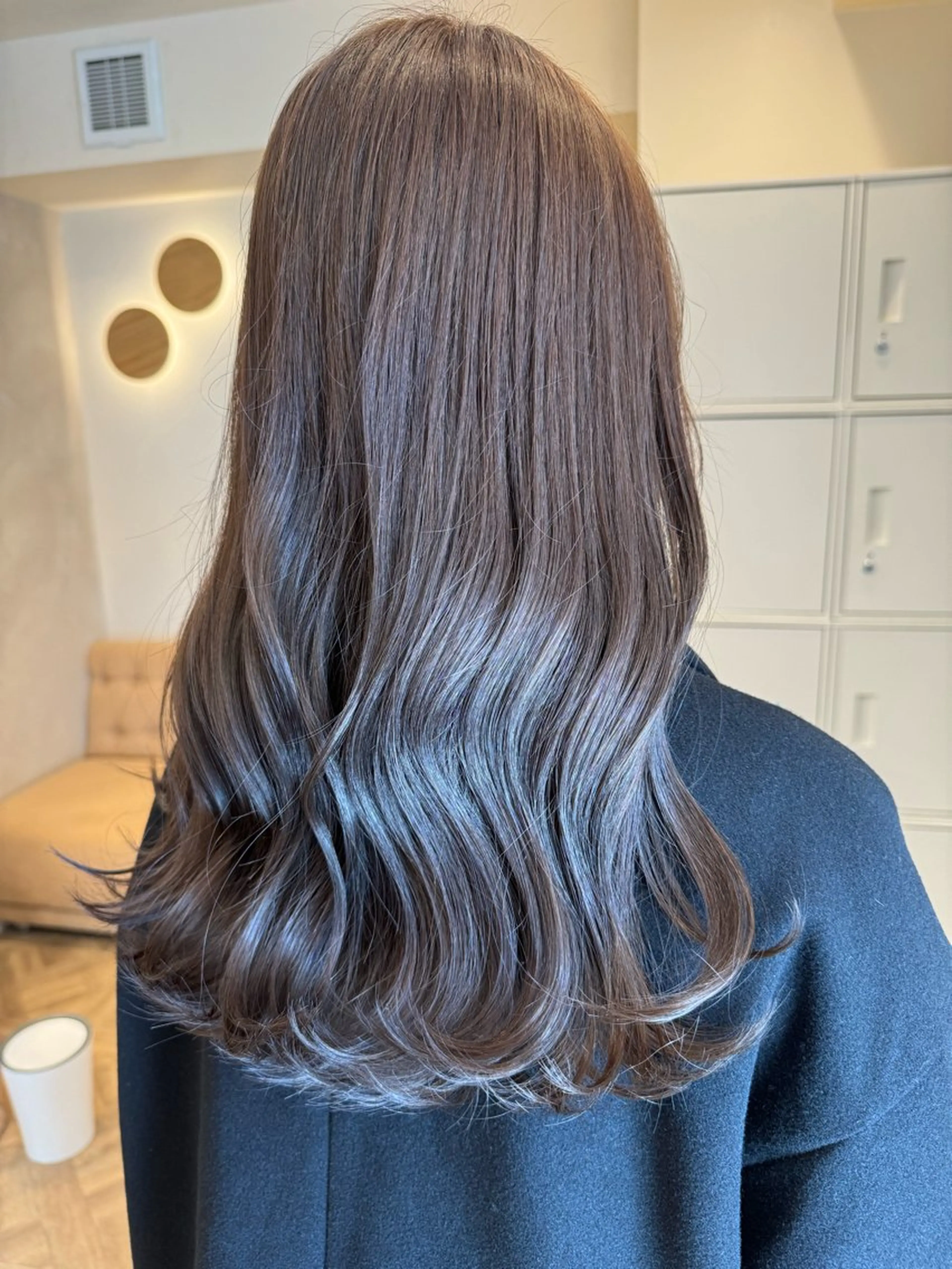 ロング カラー カット ヘアカラー トリートメント アリサ/ダブルカラー /ヘルシー/ブリーチのヘアスタイル