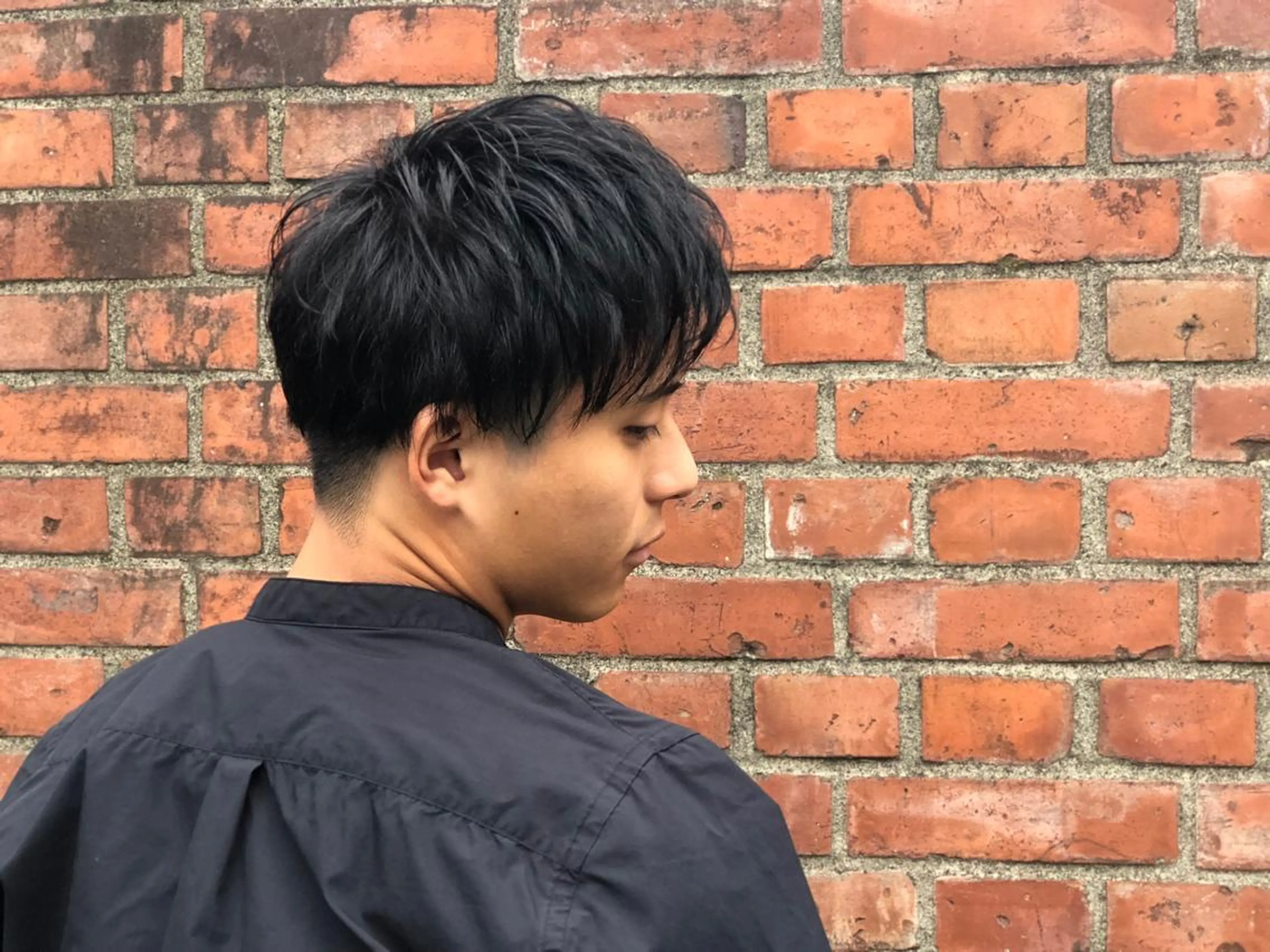 ミディアム カット Clay所属・及川 祐輔のヘアスタイル