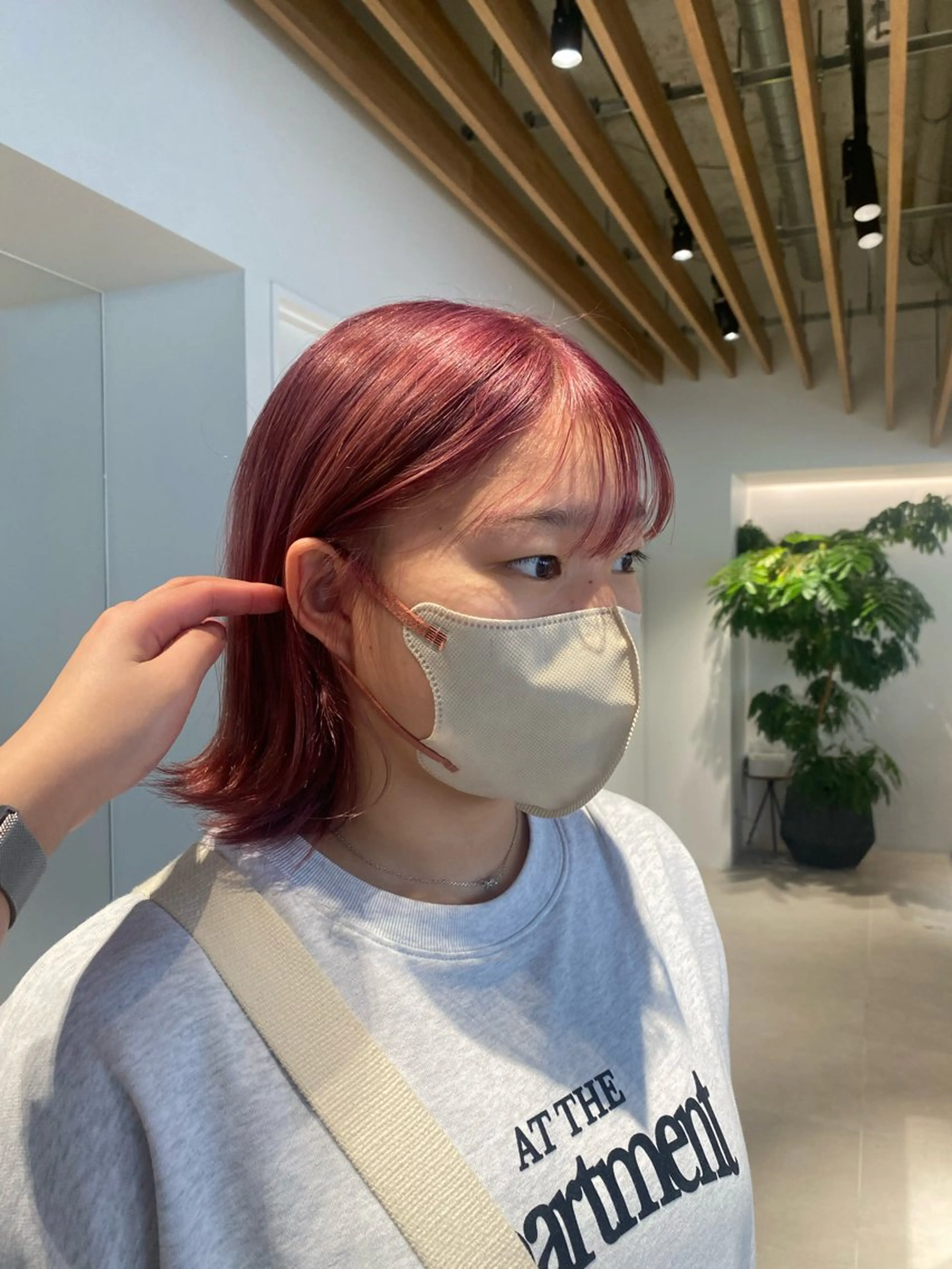 カラー ピンクカラー ooit所属・田崎 文香のヘアスタイル
