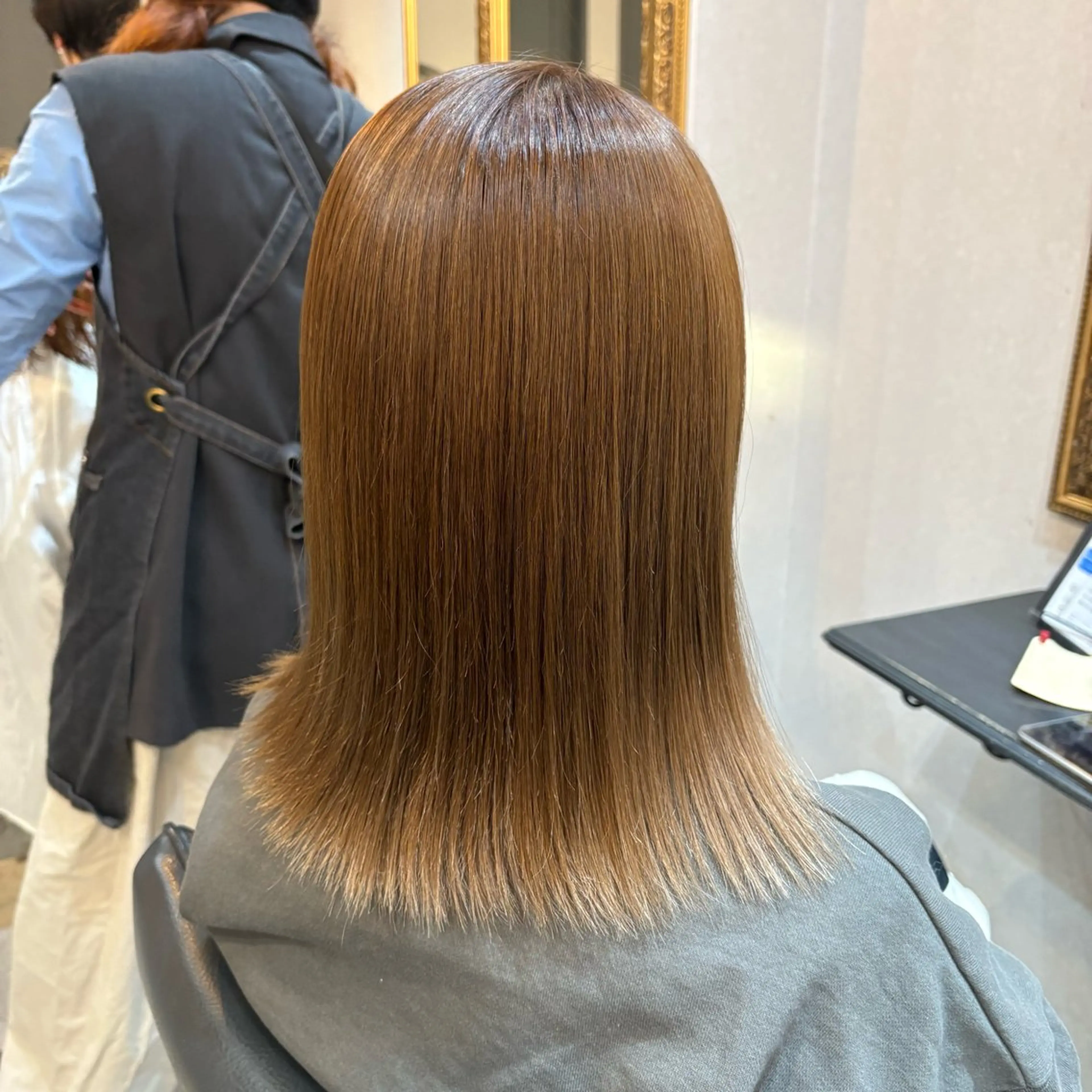 ミディアム カラー カット ヘアカラー 🖤N゜JILLVA 🤍店長/川田 栞のヘアスタイル