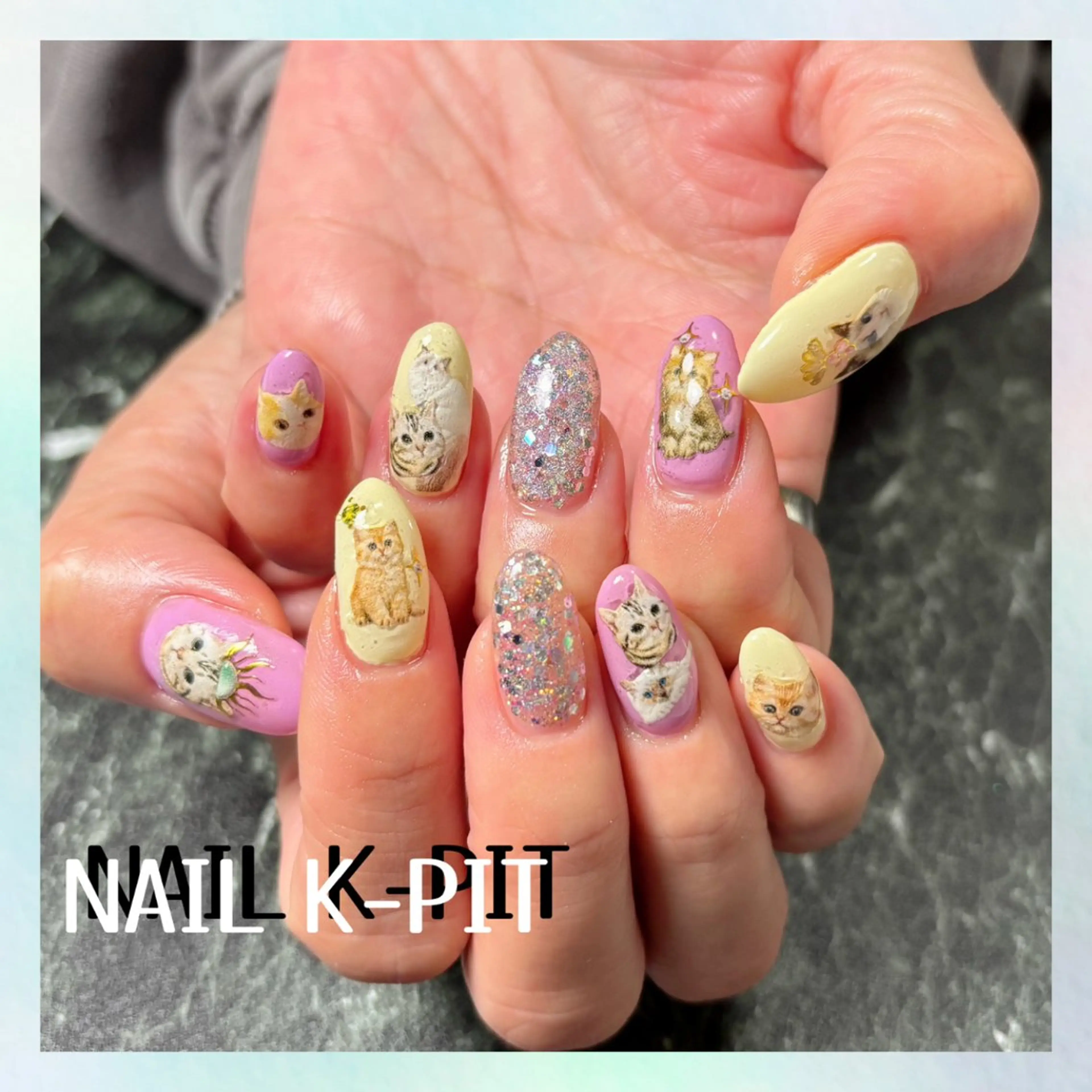 ネイル パステルネイル ハンドネイル NAIL K-PIT ネイル ケーピットのネイルデザイン