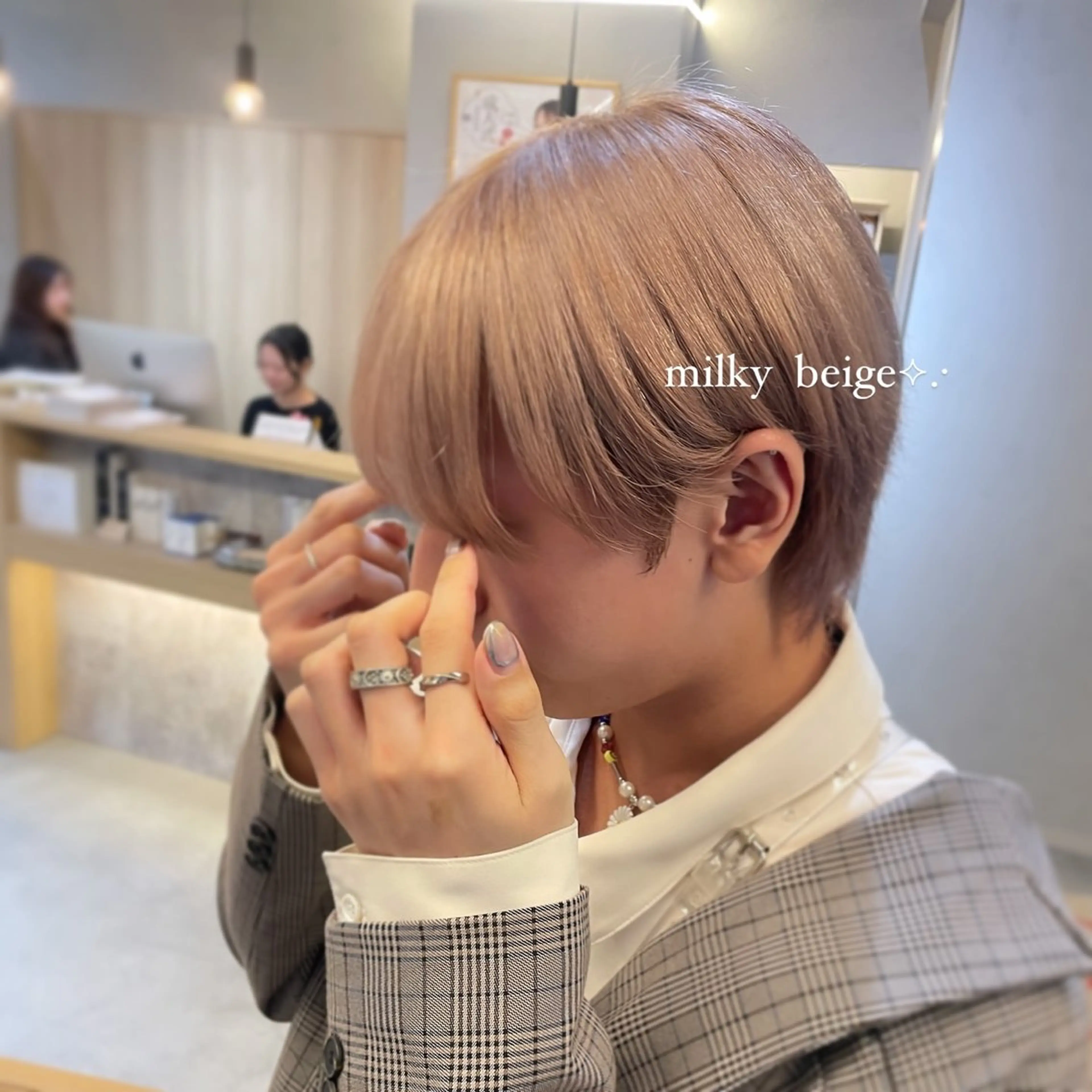カラー ヘアカラー 𝙢𝙞𝙮𝙪🎀 girly hairのヘアスタイル