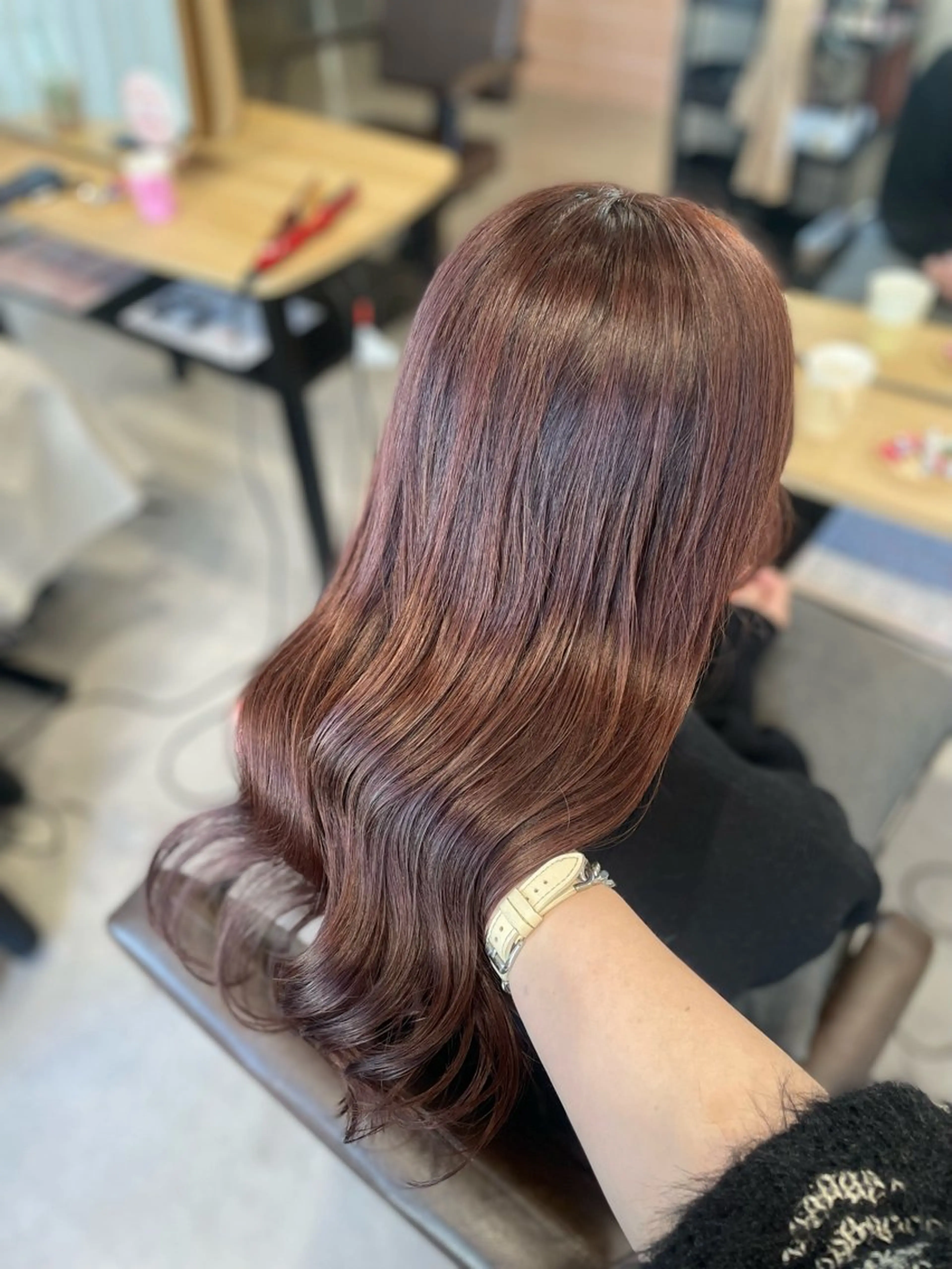 〖🎀12月限定/ご褒美ケア🪄︎︎〗cut+color++髪質改善Aujua4.5stepTR+10分ヘッドスパ🫧の写真