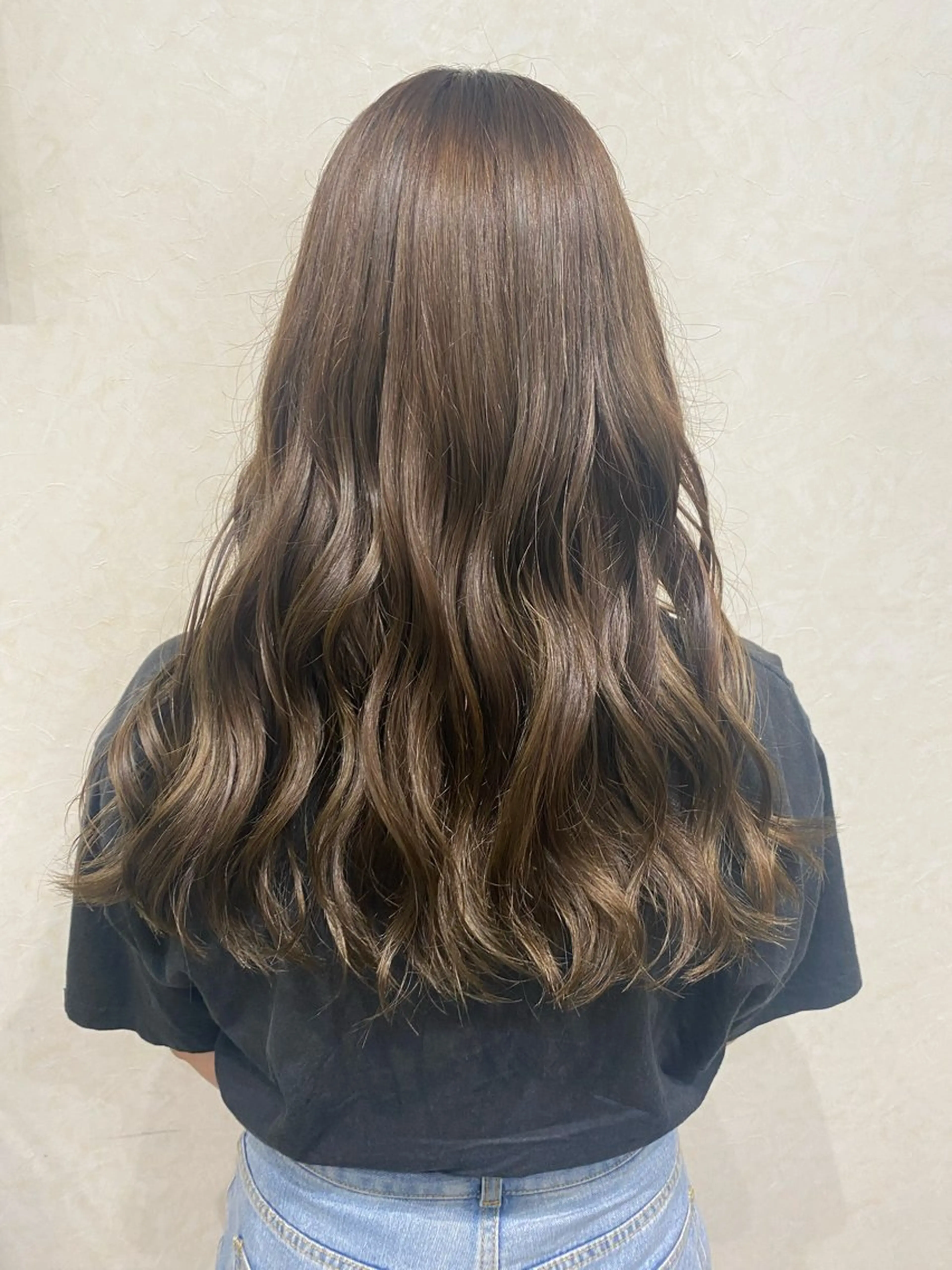 ロング カラー ベージュカラー ブリーチ ブラウンカラー ショコラベージュ ダブルカラー N°+aero 😊れいか😊のヘアスタイル