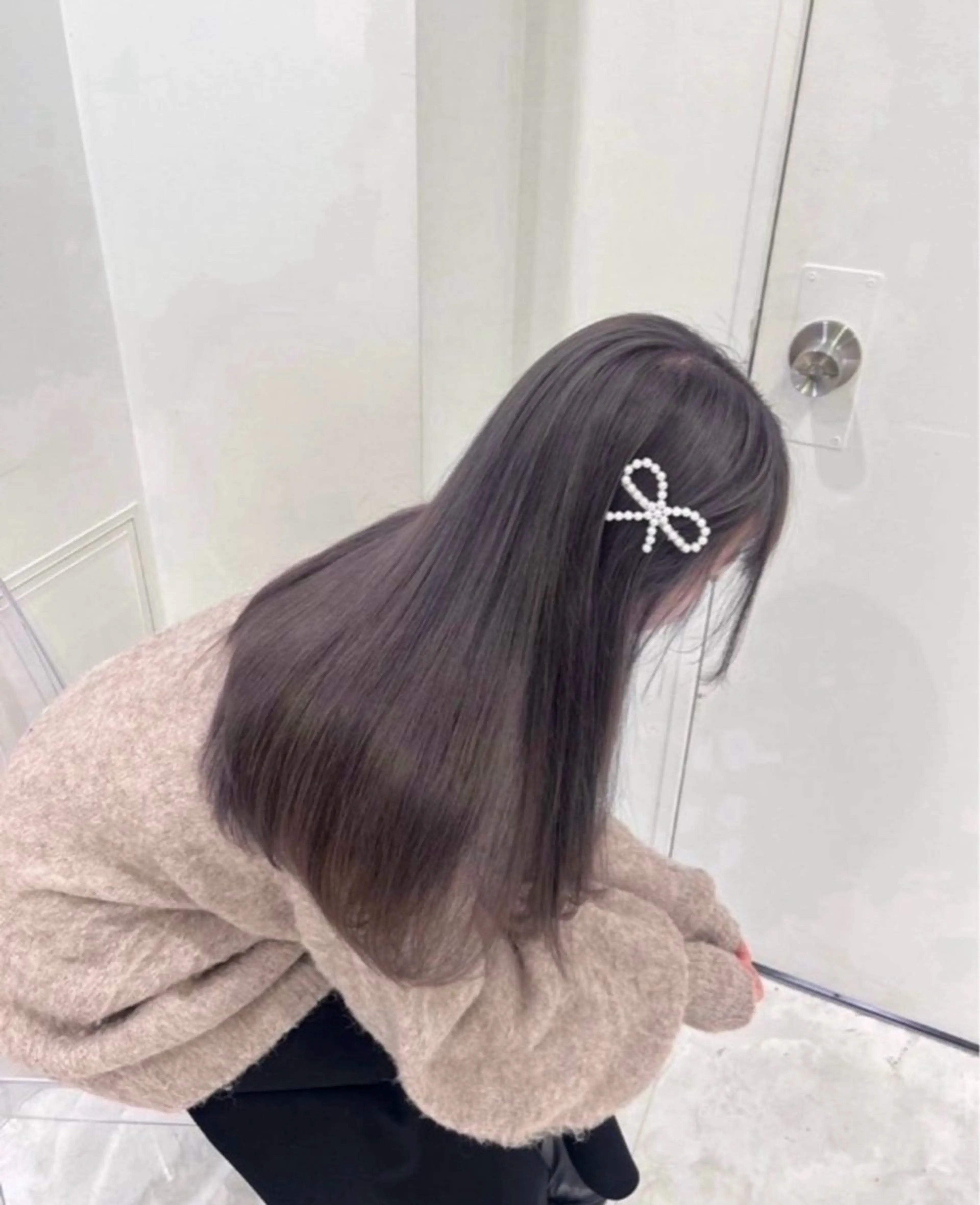 ロング ヘアカラー miku/ラベンダー 透明感カラー🪻❤︎のヘアスタイル