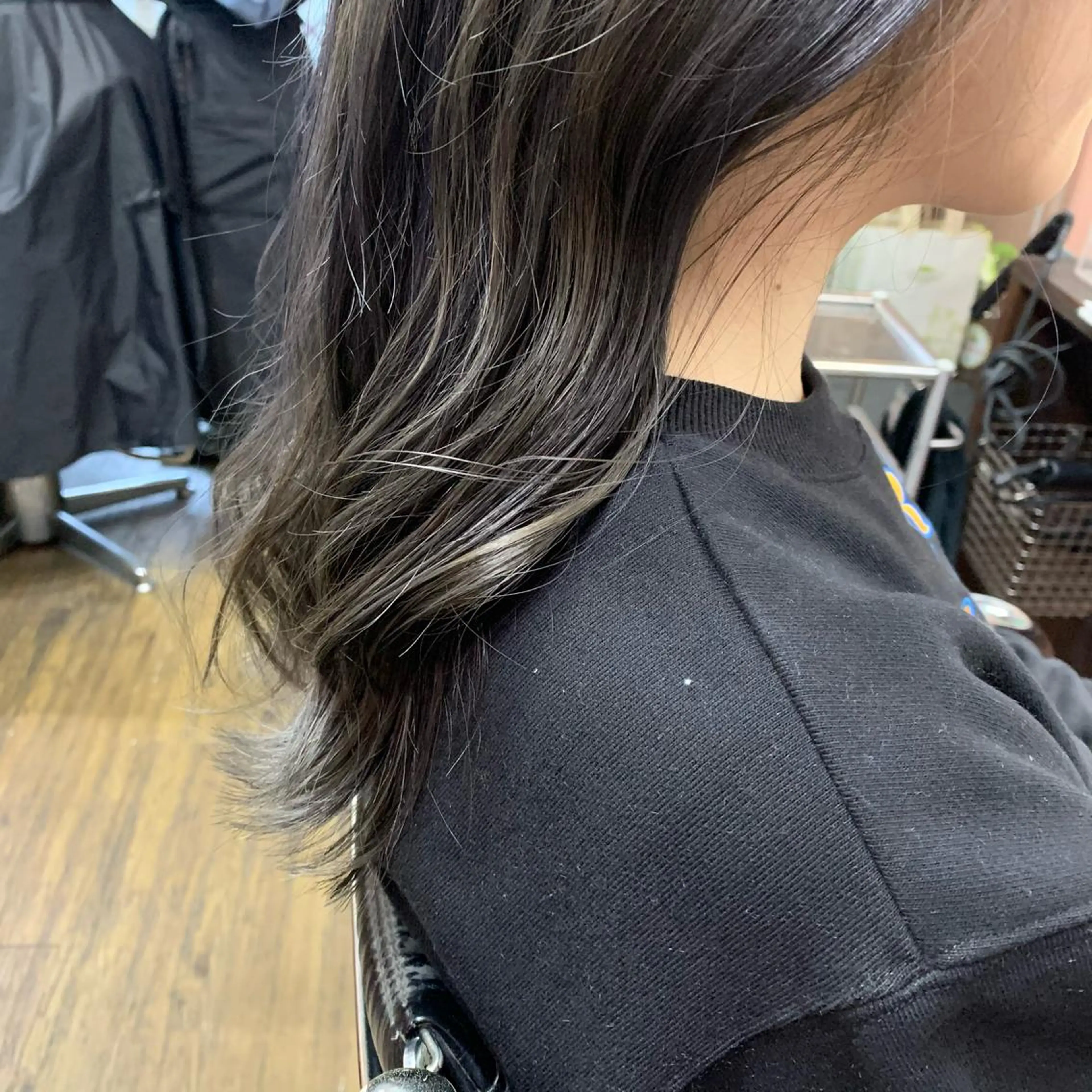 セミロング カラー カット ヘアカラー chouette/ 根本優希のヘアスタイル