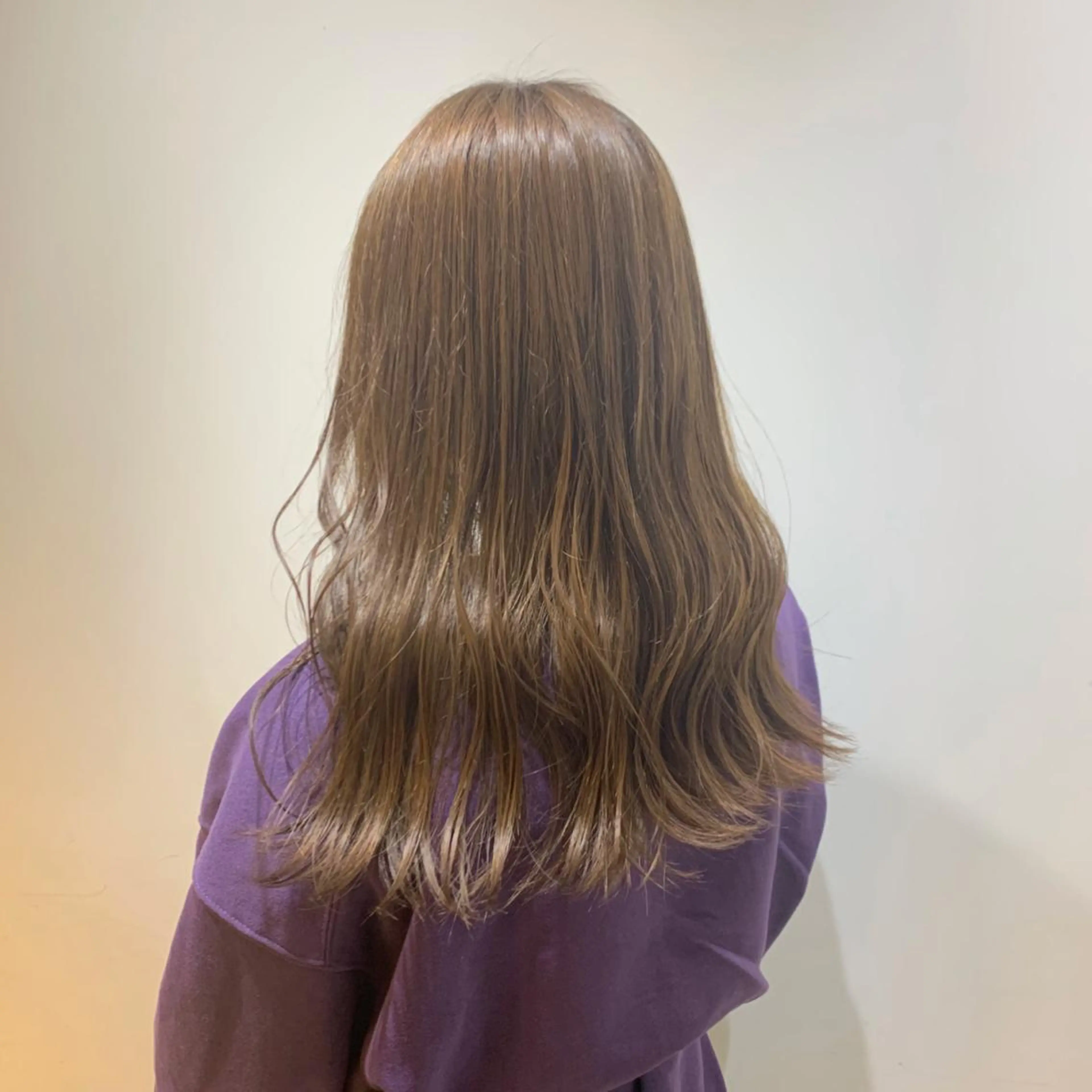 セミロング ヘアカラー トリートメント Jewel Box所属・髪質改善ストレート 特化⭐️杉本奈稀沙のヘアスタイル