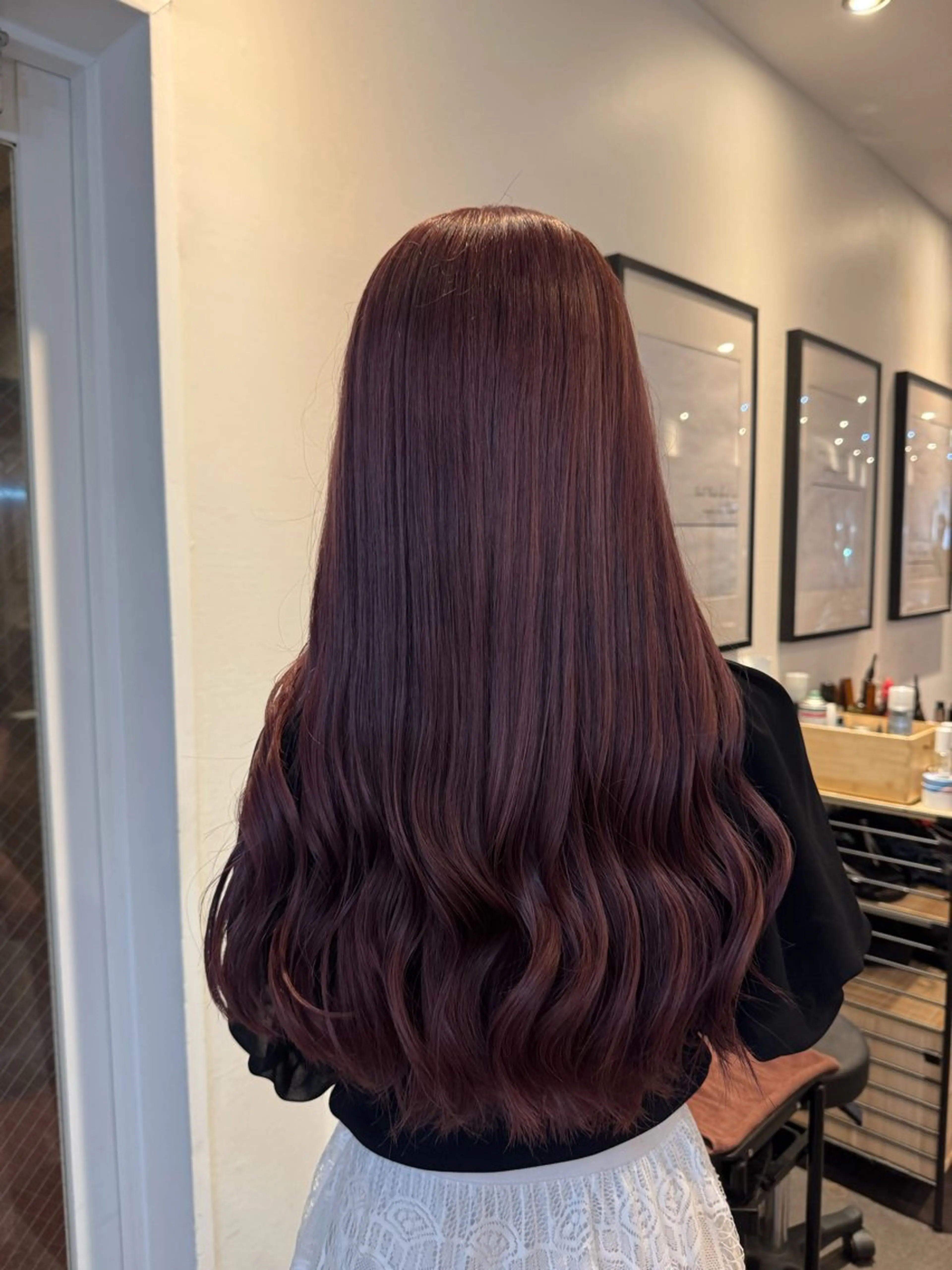 カラー ラベンダーカラー ピンクカラー ピンクラベンダー ヘアカラー La fith hair charme 渋谷店【ラフィス ヘアー シャルム】所属・🤎艶カラー/縮毛/ クルミ🤎のヘアスタイル